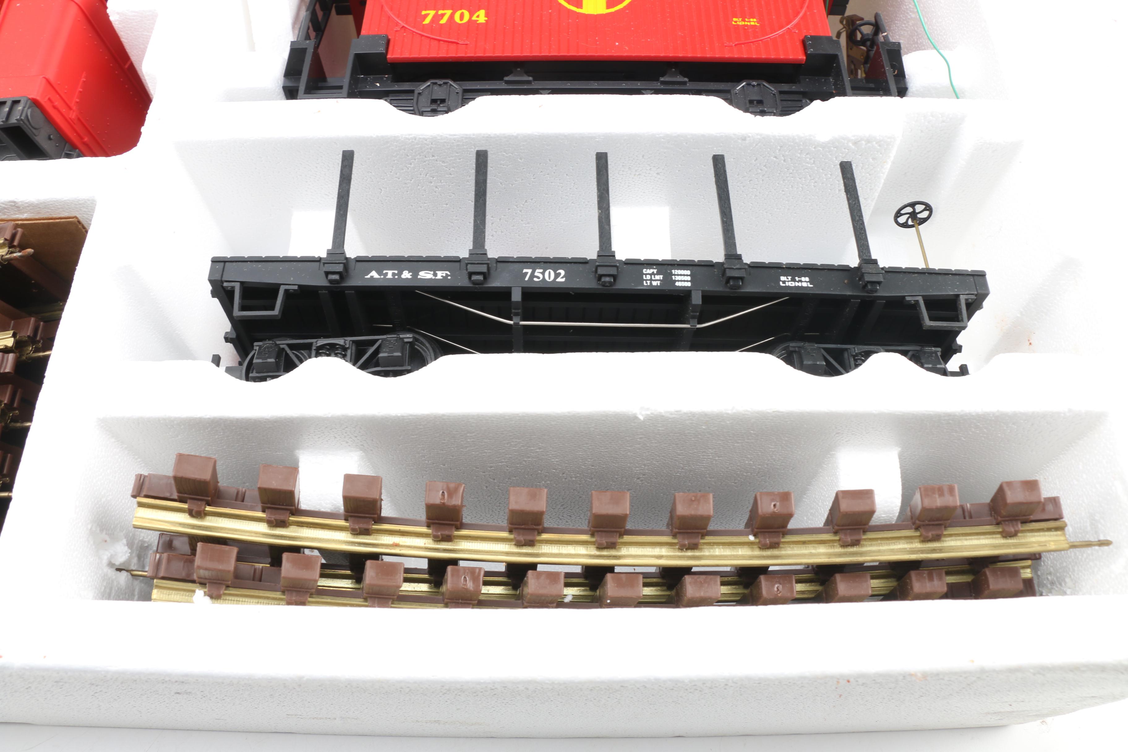 Lionel Large Scale "Santa Fe" Frontier Freight Train Set, 1988