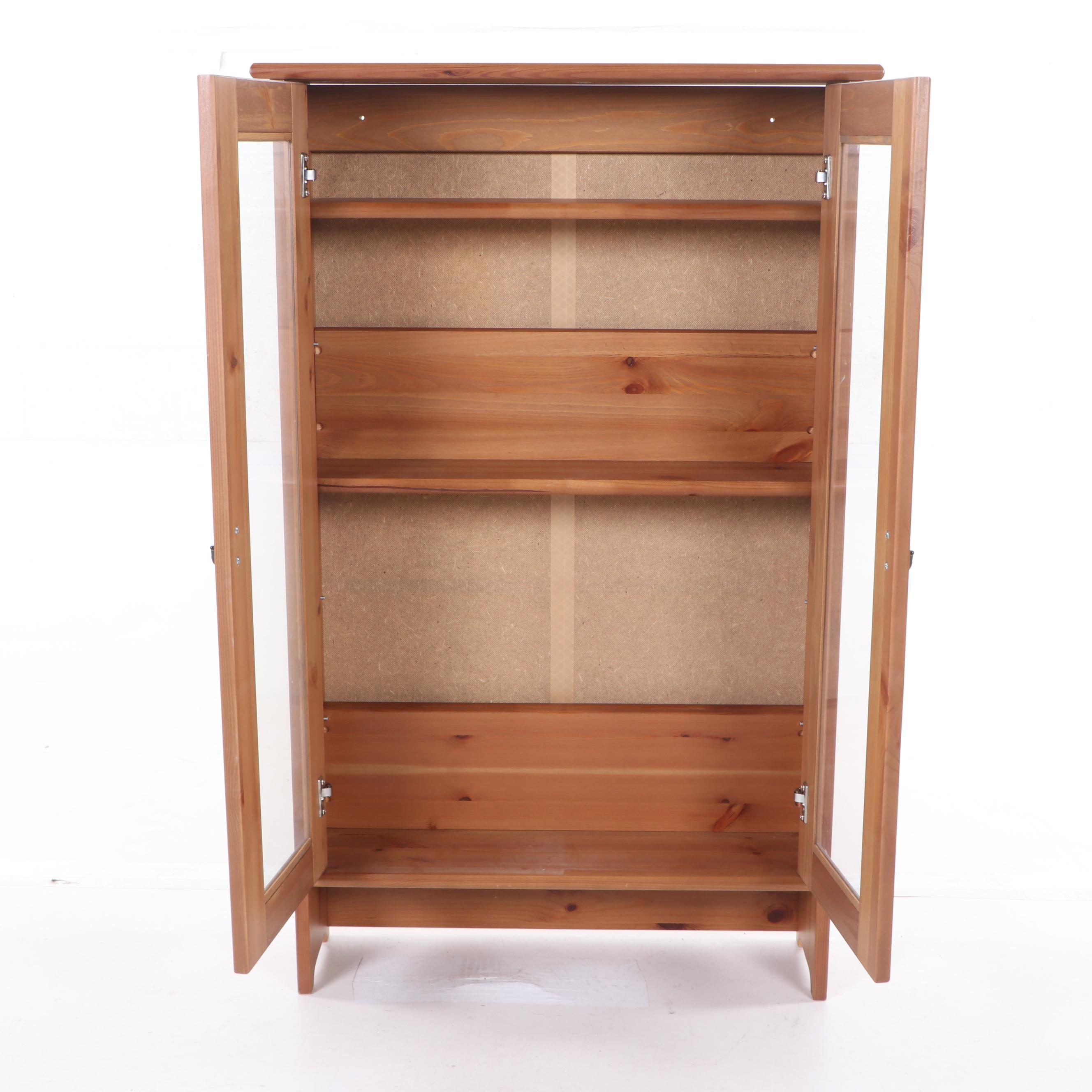 IKEA Leksvik Pine Bookcase, Contemporary