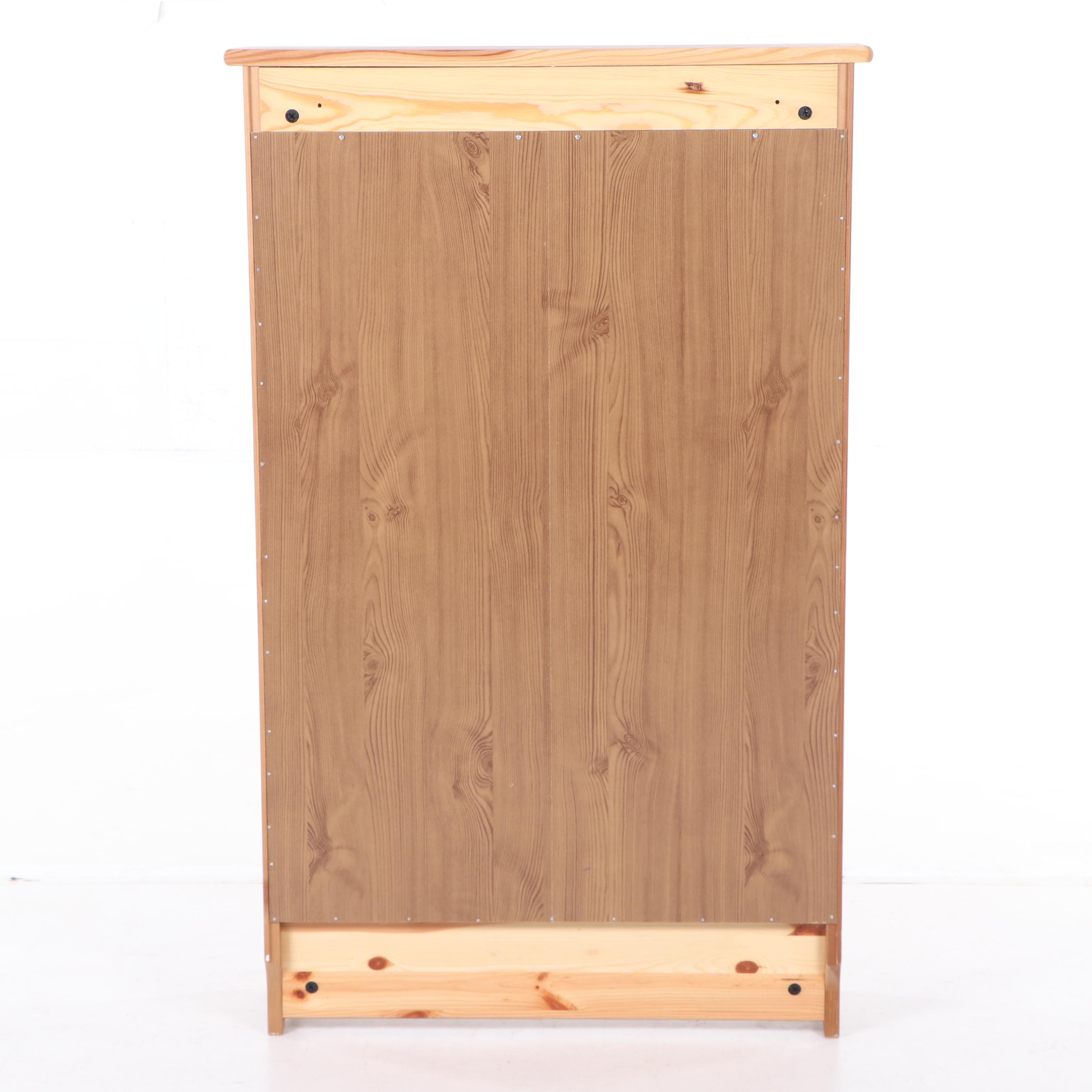 IKEA Leksvik Pine Bookcase, Contemporary