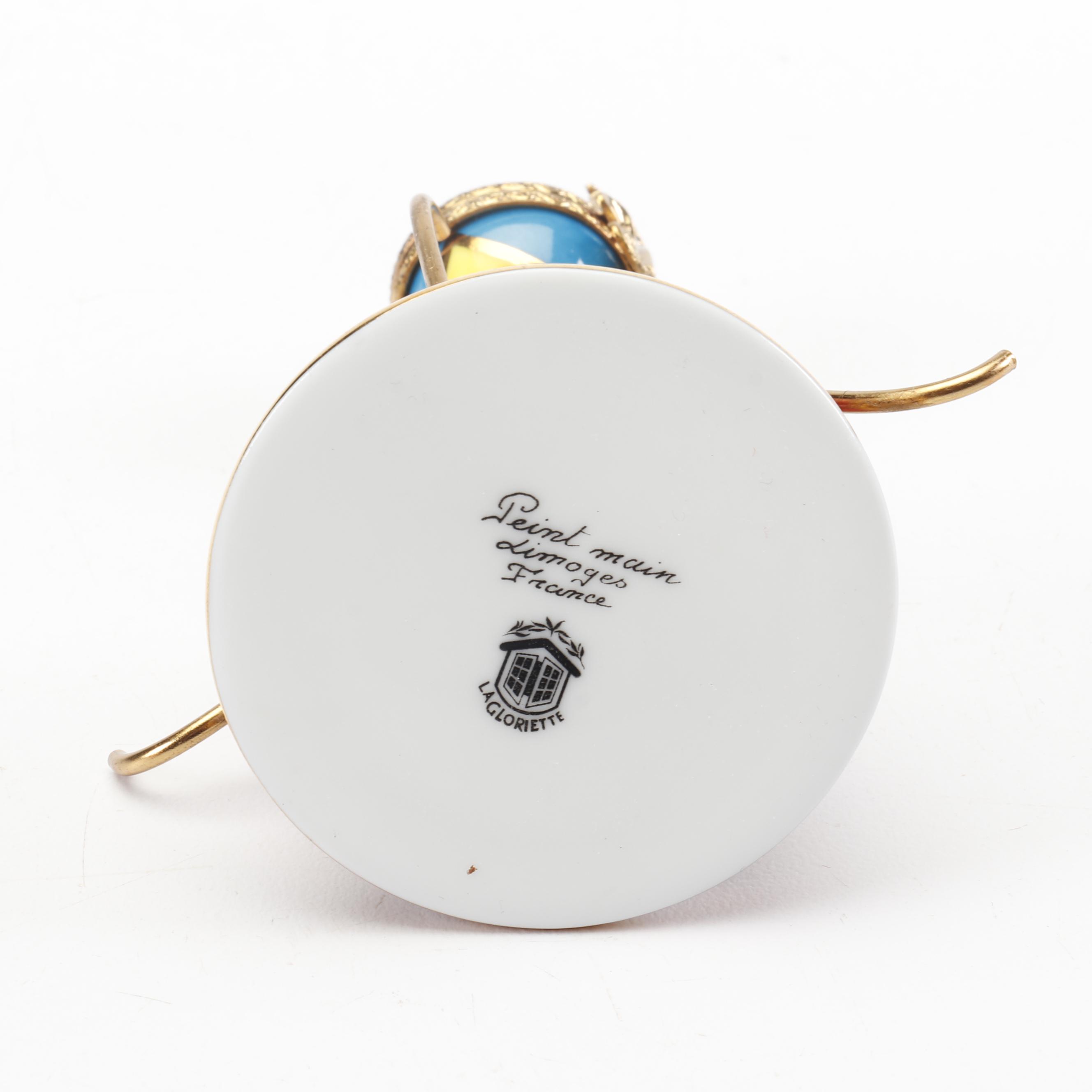 Limoges La Gloriette Hand-Painted Porcelain Amusement Park Ride Box