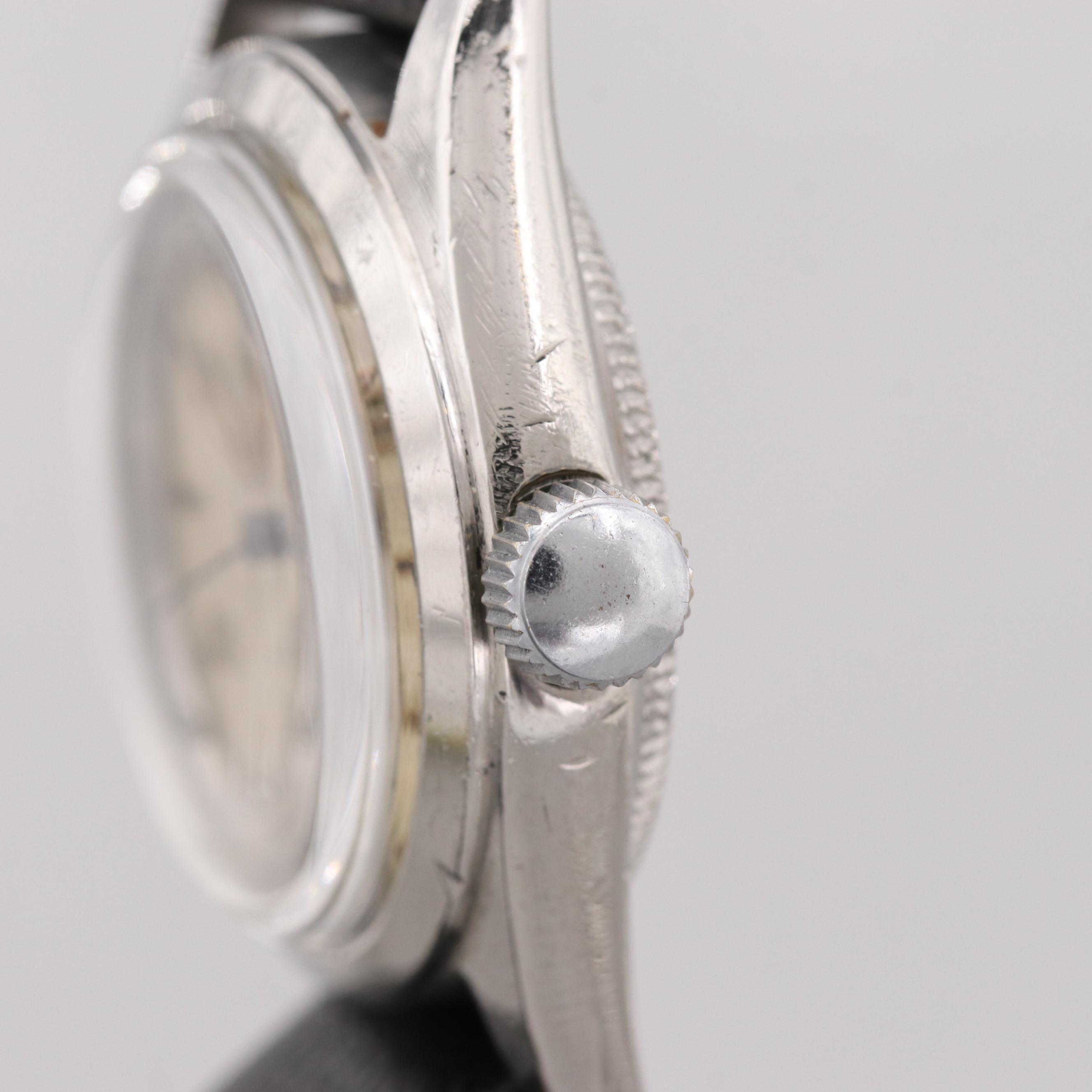 Vintage Rolex Oyster Speedking Stainless Steel Stem Wind Watch, 1948