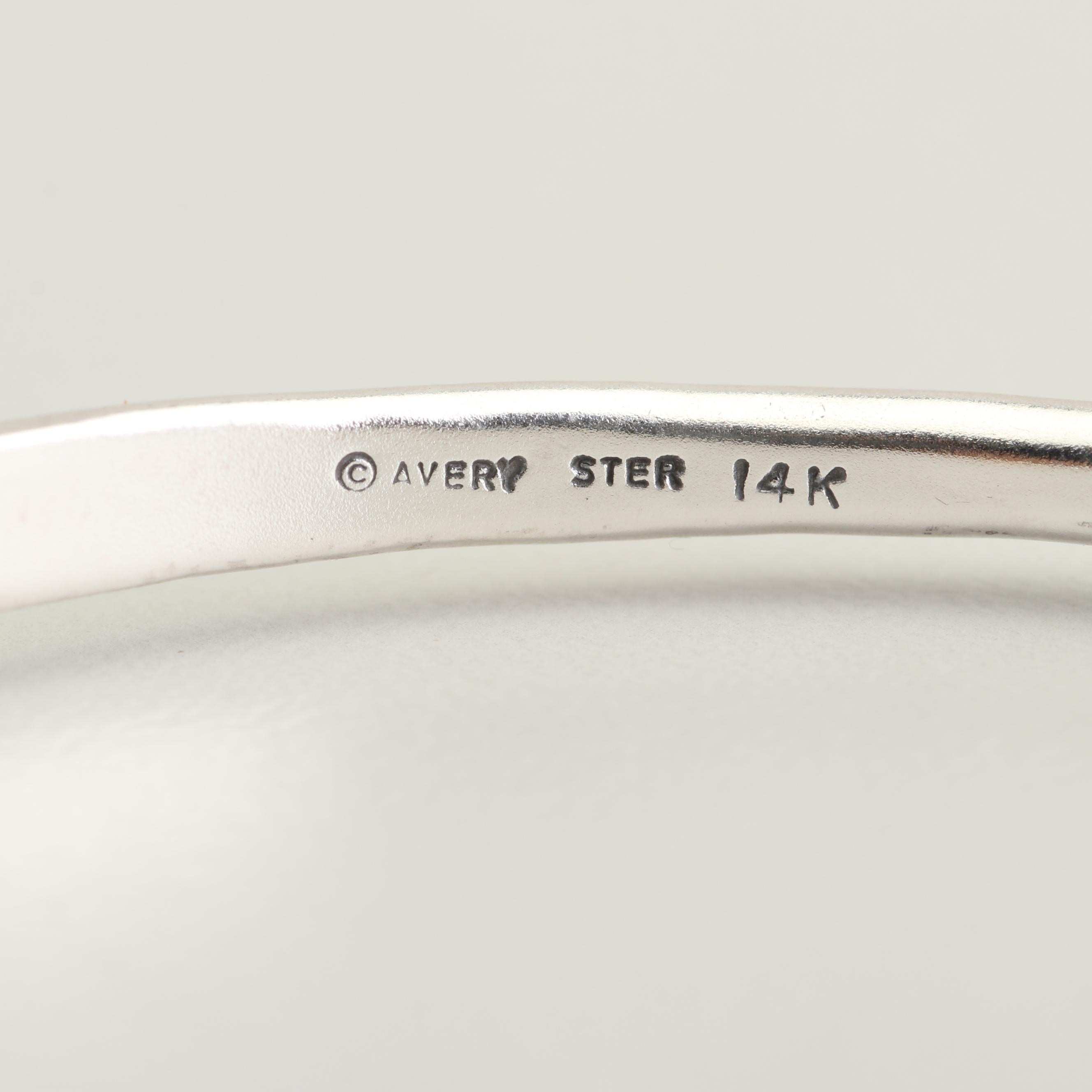 James Avery Sterling Silver and 14K Yellow Gold Coil Jewelry Set