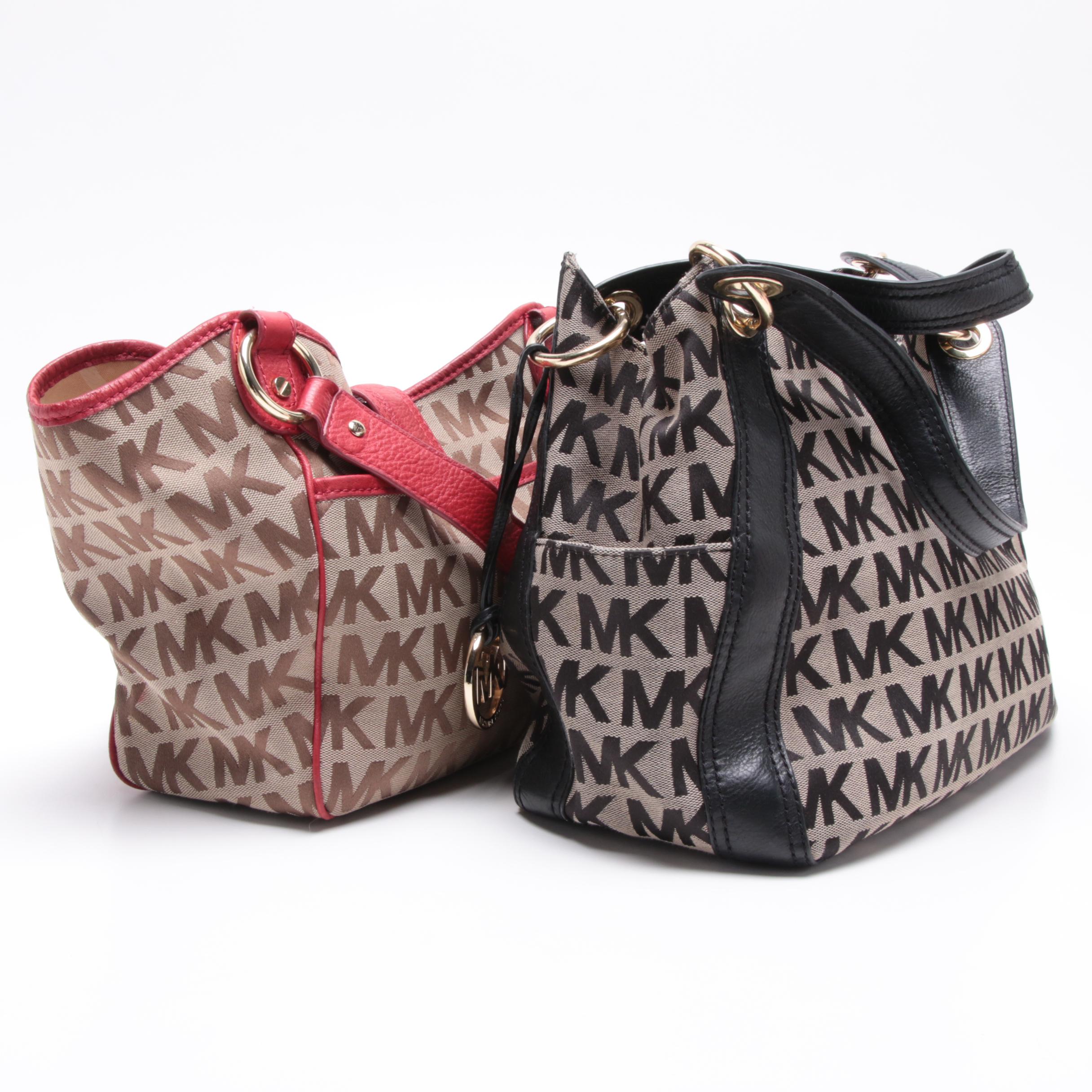 MICHAEL Michael Kors Signature Canvas and Leather Shoulder Bags and Wallet