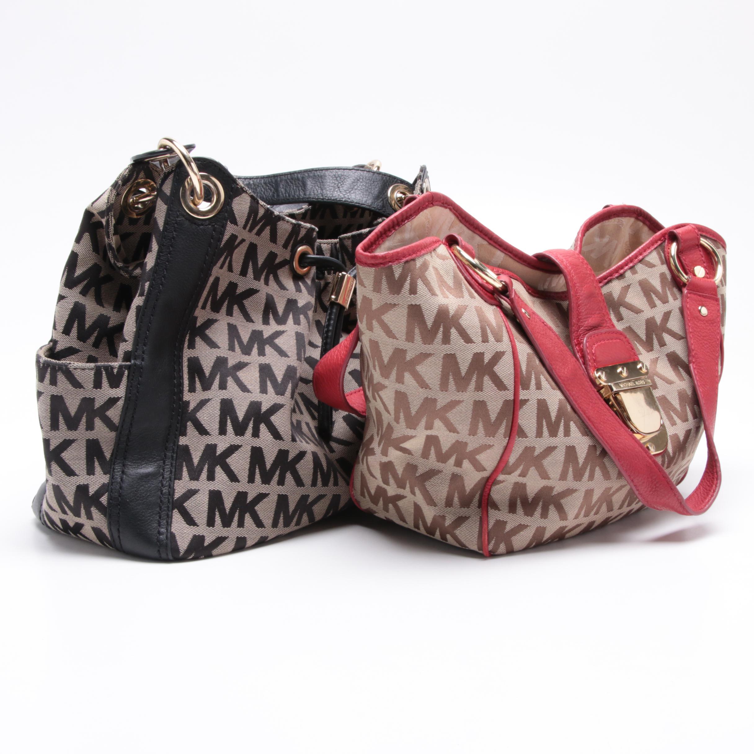 MICHAEL Michael Kors Signature Canvas and Leather Shoulder Bags and Wallet