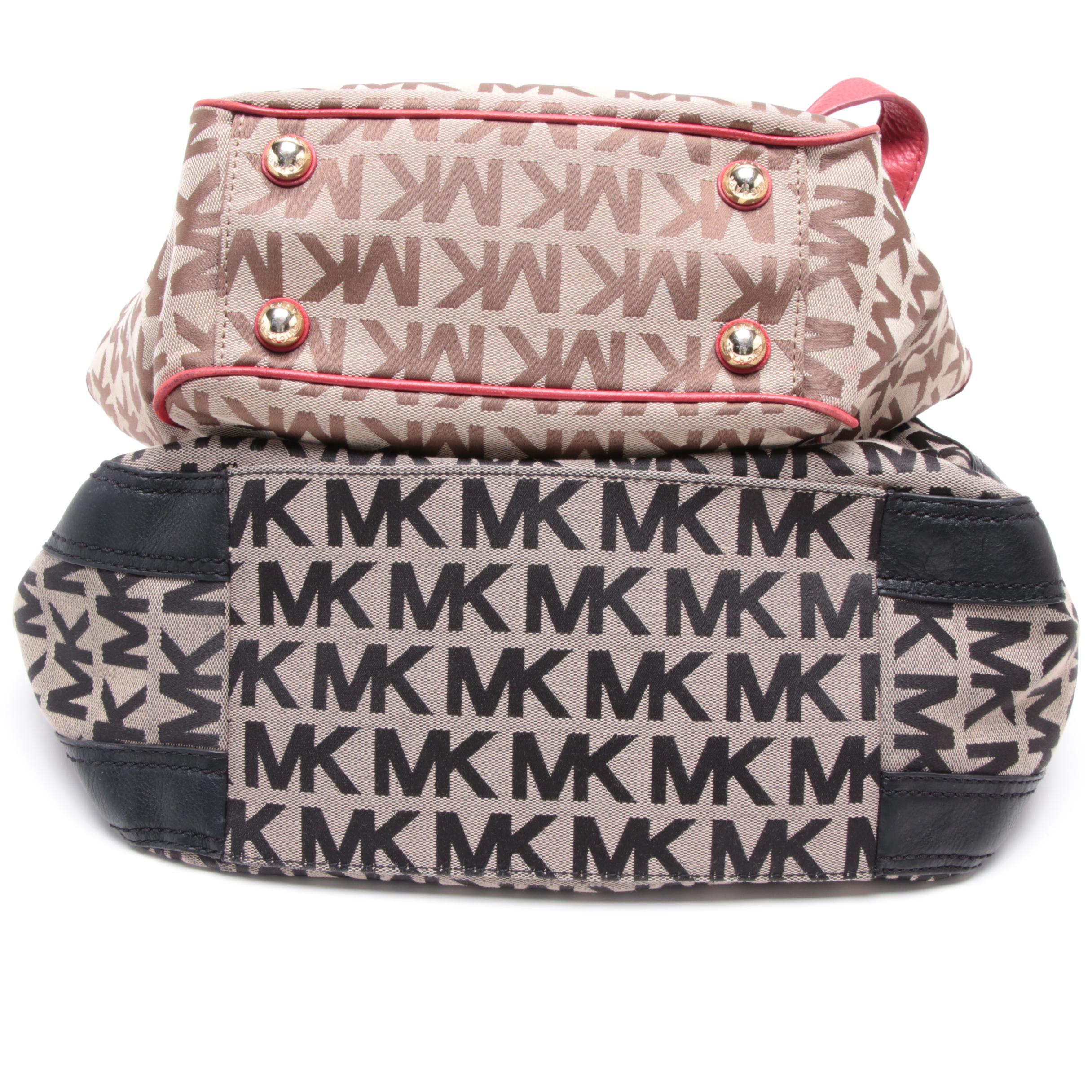 MICHAEL Michael Kors Signature Canvas and Leather Shoulder Bags and Wallet