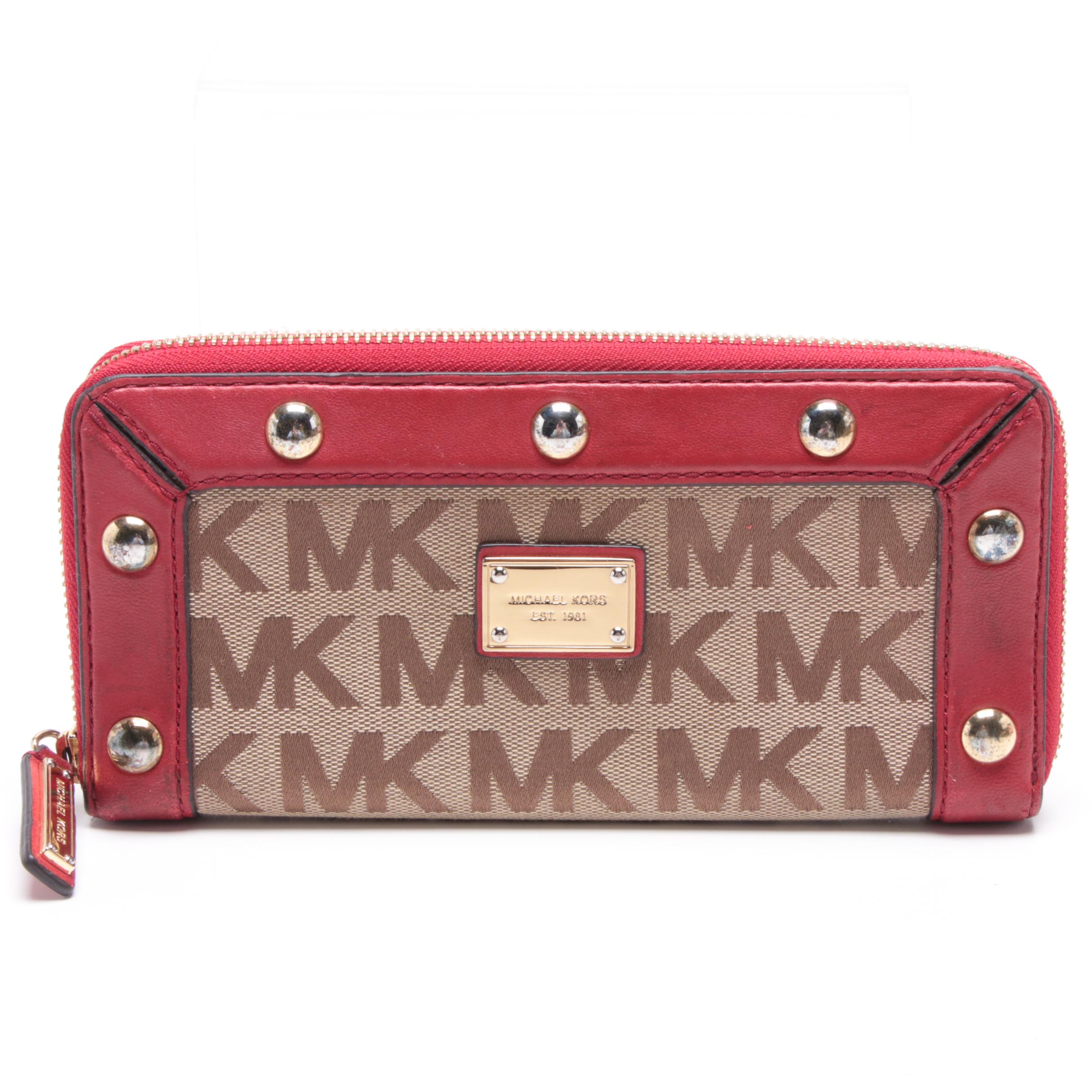 MICHAEL Michael Kors Signature Canvas and Leather Shoulder Bags and Wallet