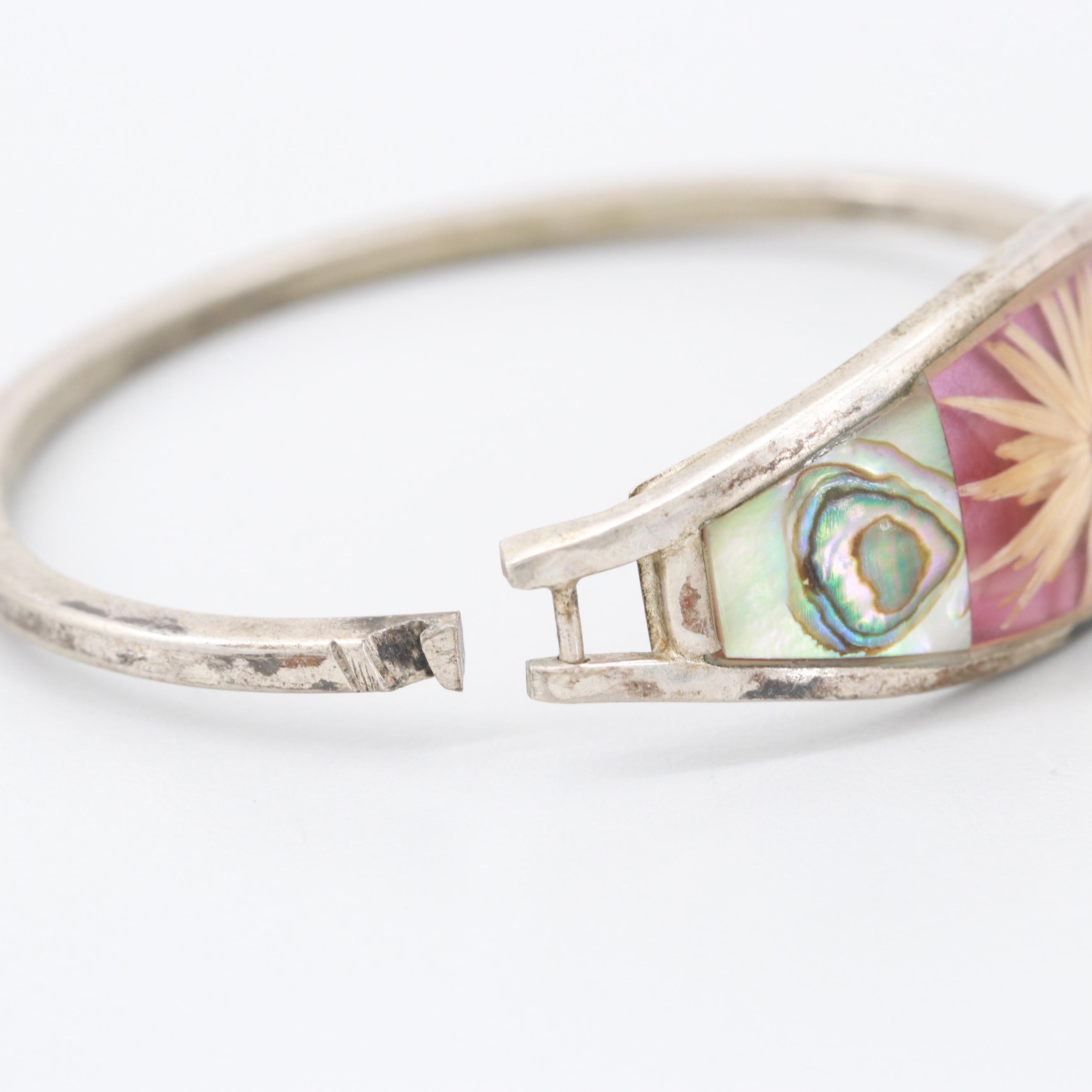 Bracelets Featuring Taxco Mexico, Turquoise, Abalone and Mother of Pearl