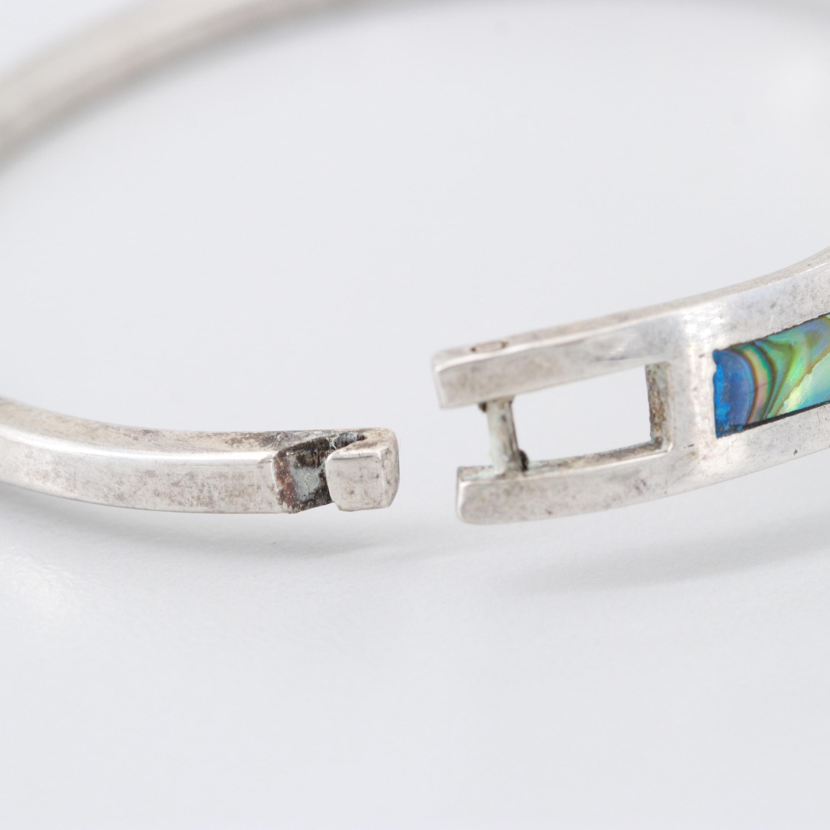 Bracelets Featuring Taxco Mexico, Turquoise, Abalone and Mother of Pearl