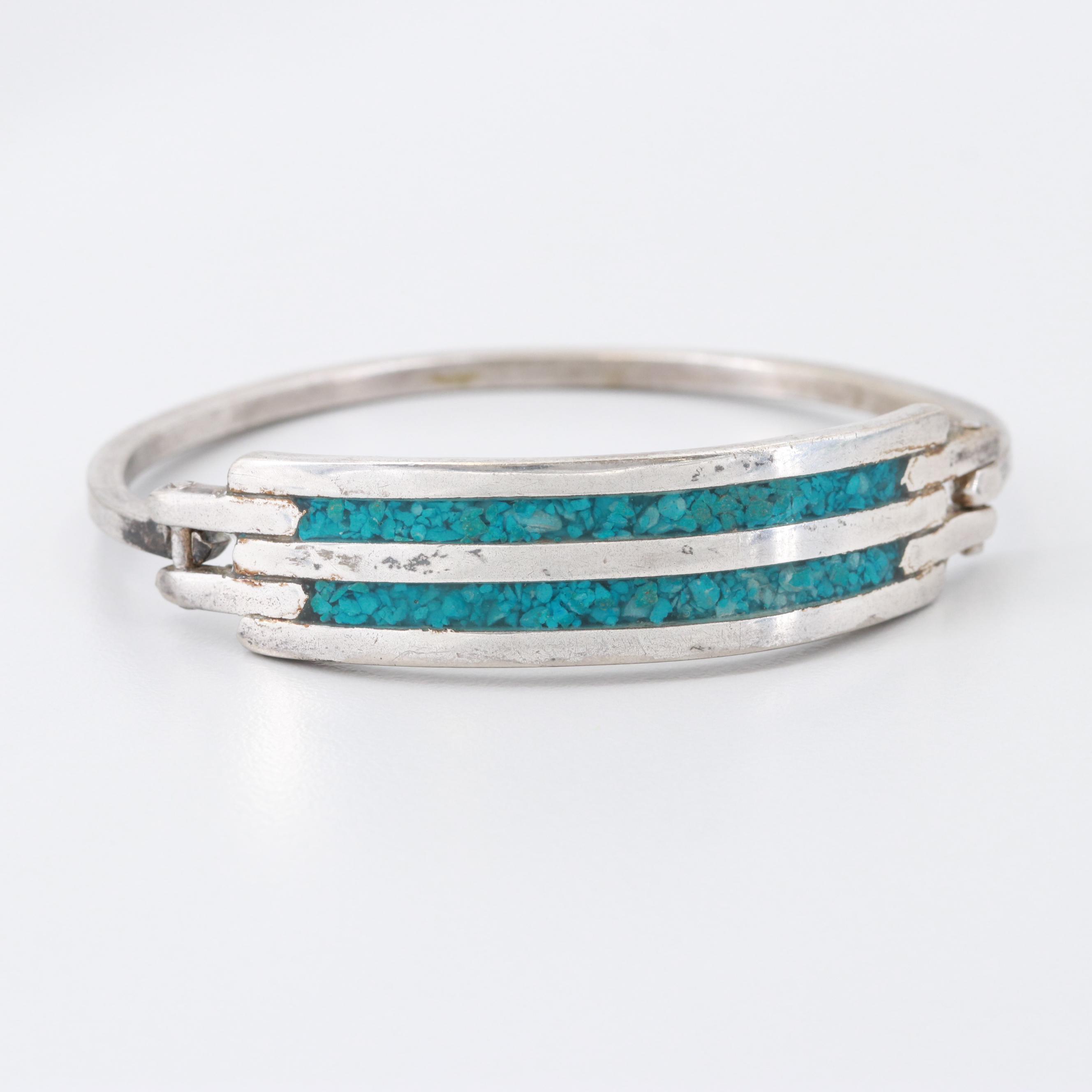 Bracelets Featuring Taxco Mexico, Turquoise, Abalone and Mother of Pearl