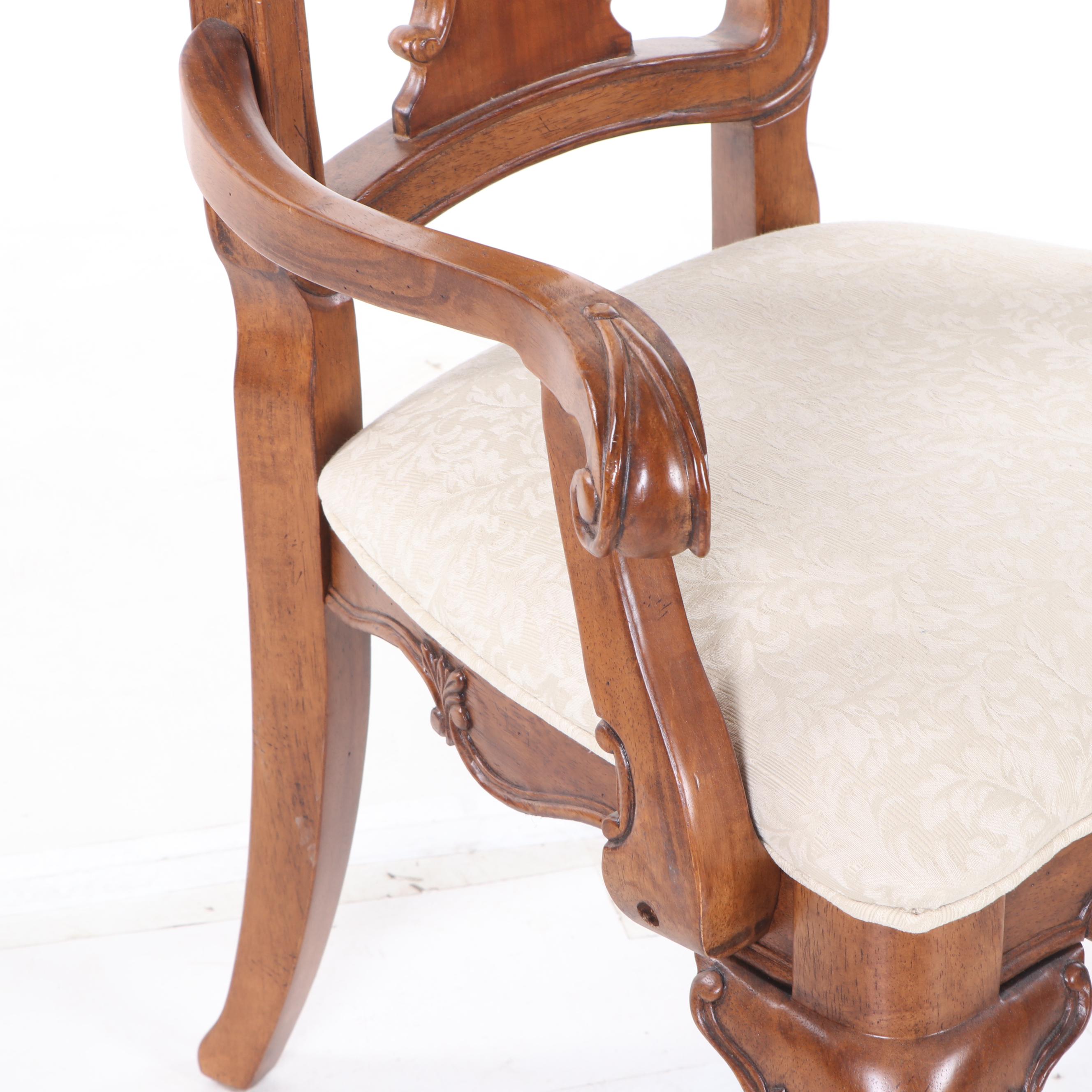 Lacquer Craft Manufacturing Co. Chippendale Style Dining Chairs, Contemporary