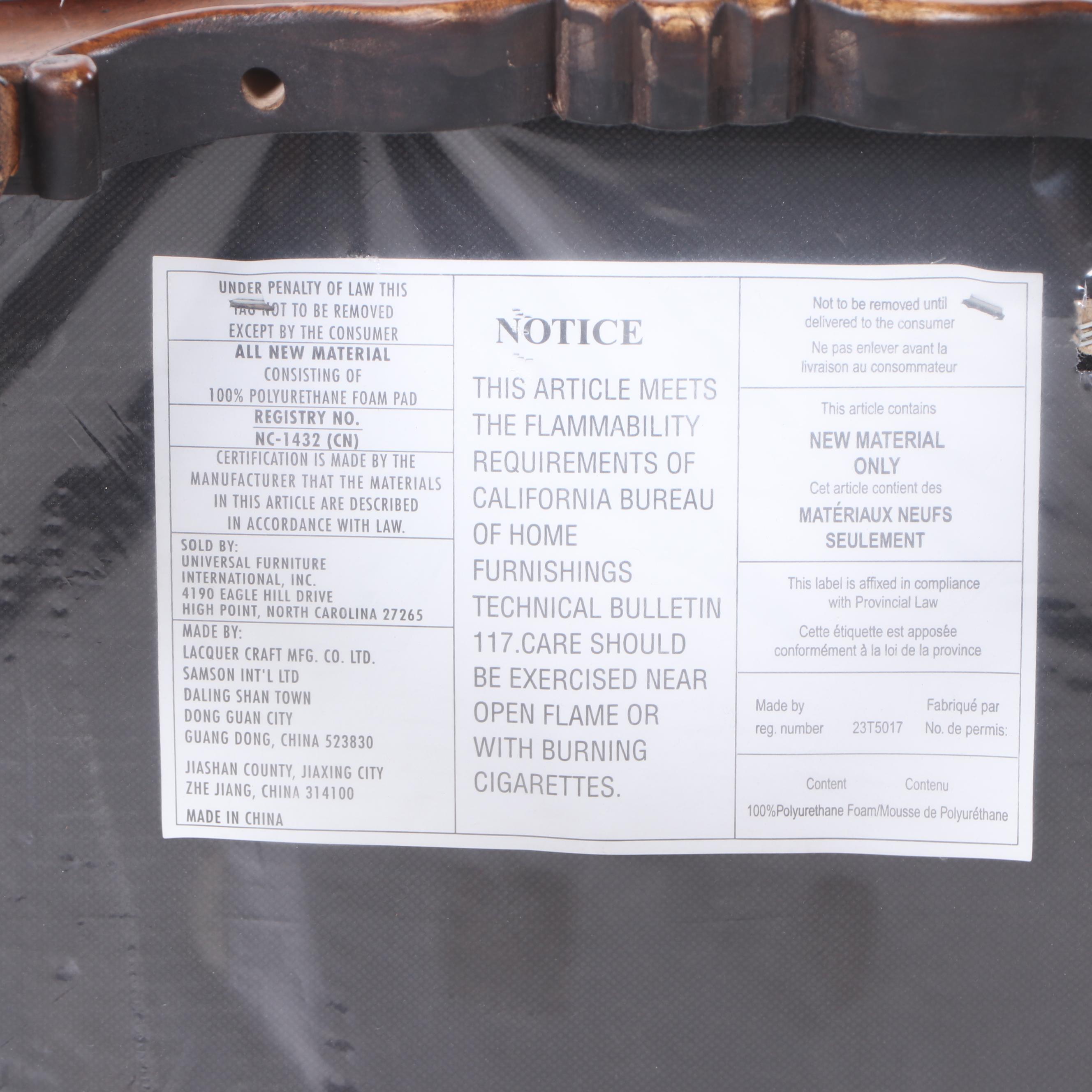 Lacquer Craft Manufacturing Co. Chippendale Style Dining Chairs, Contemporary