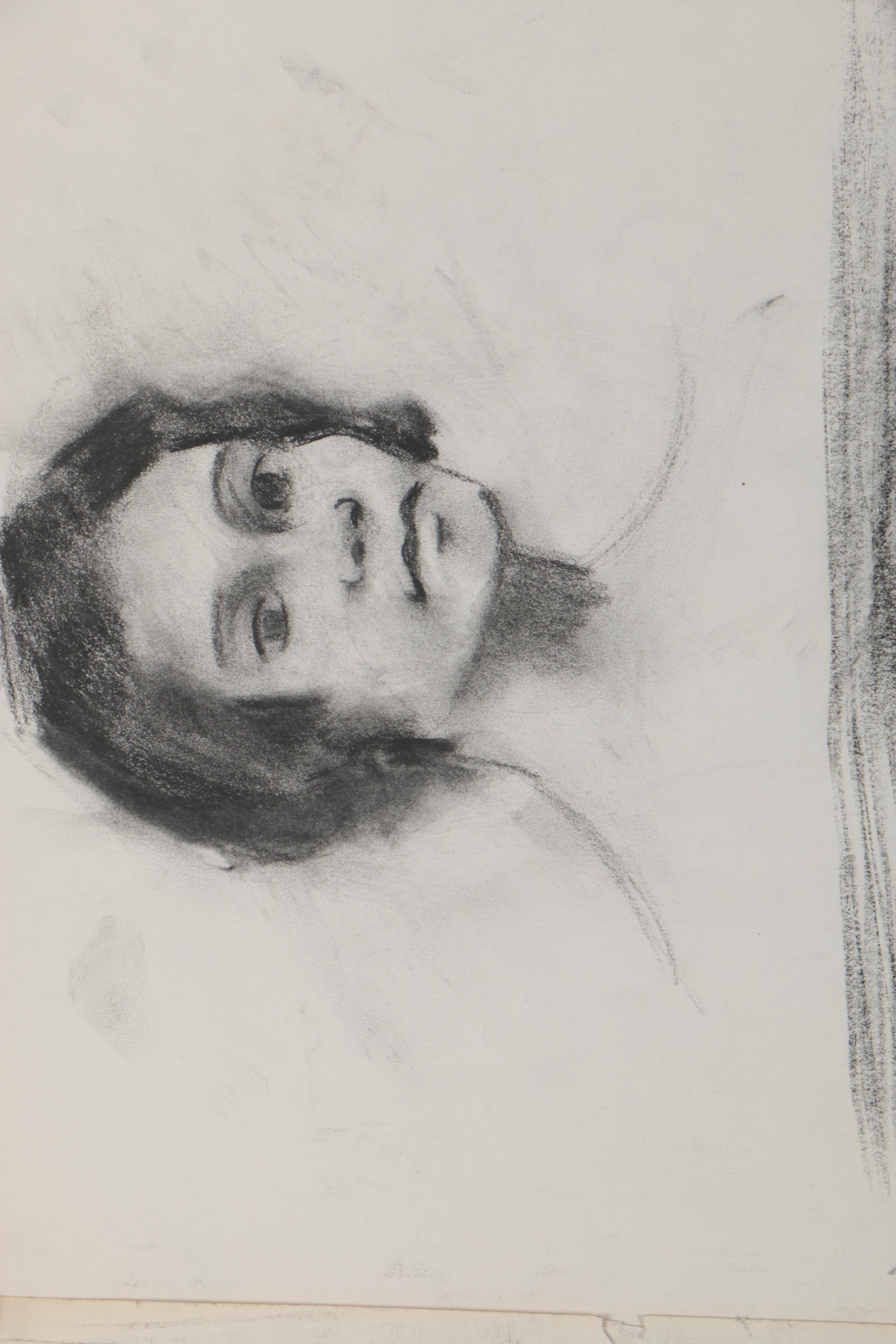 Arthur Helwig Charcoal Figure Study Drawings