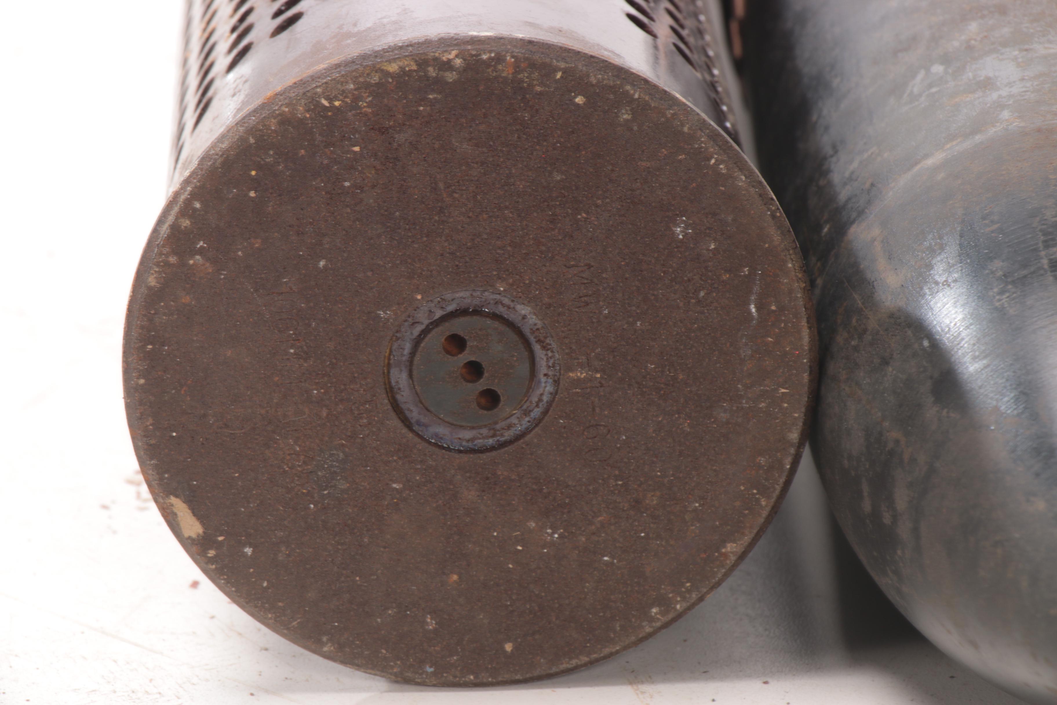 Pair of Inert M40 Recoilless Rifle 105mm Practice Artillery Shells