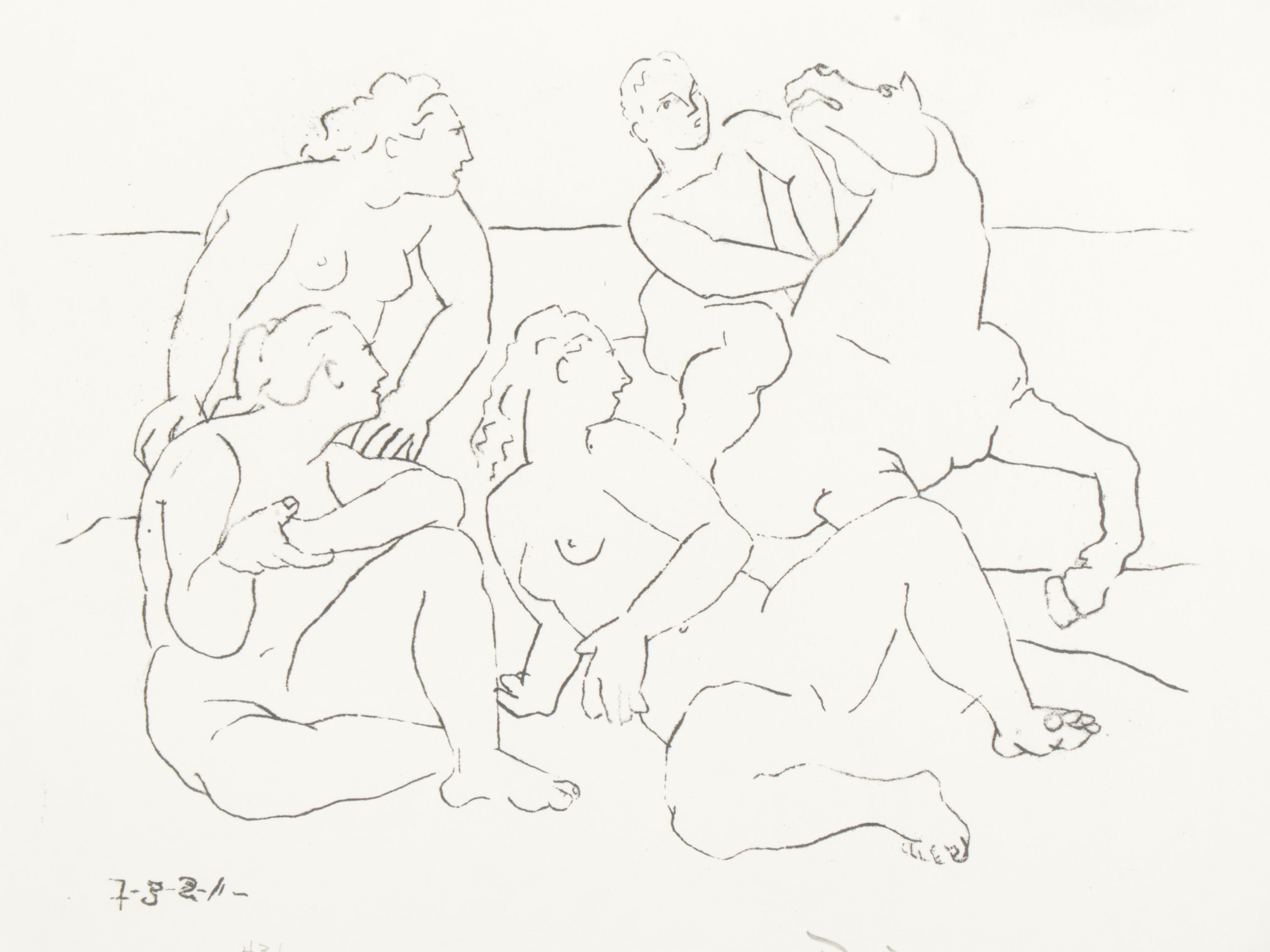 Pablo Picasso Lithograph "Le Cavalier"