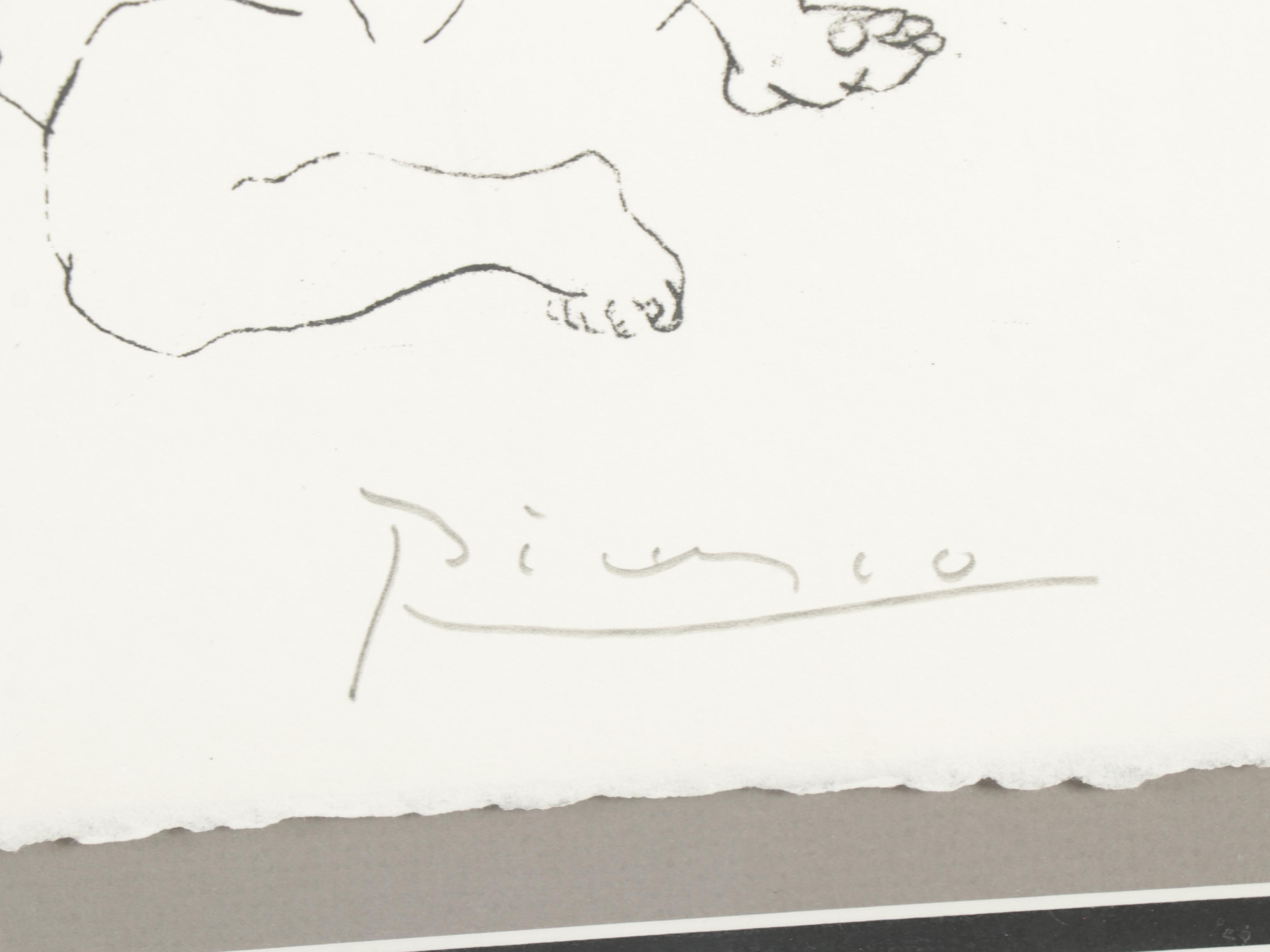 Pablo Picasso Lithograph "Le Cavalier"