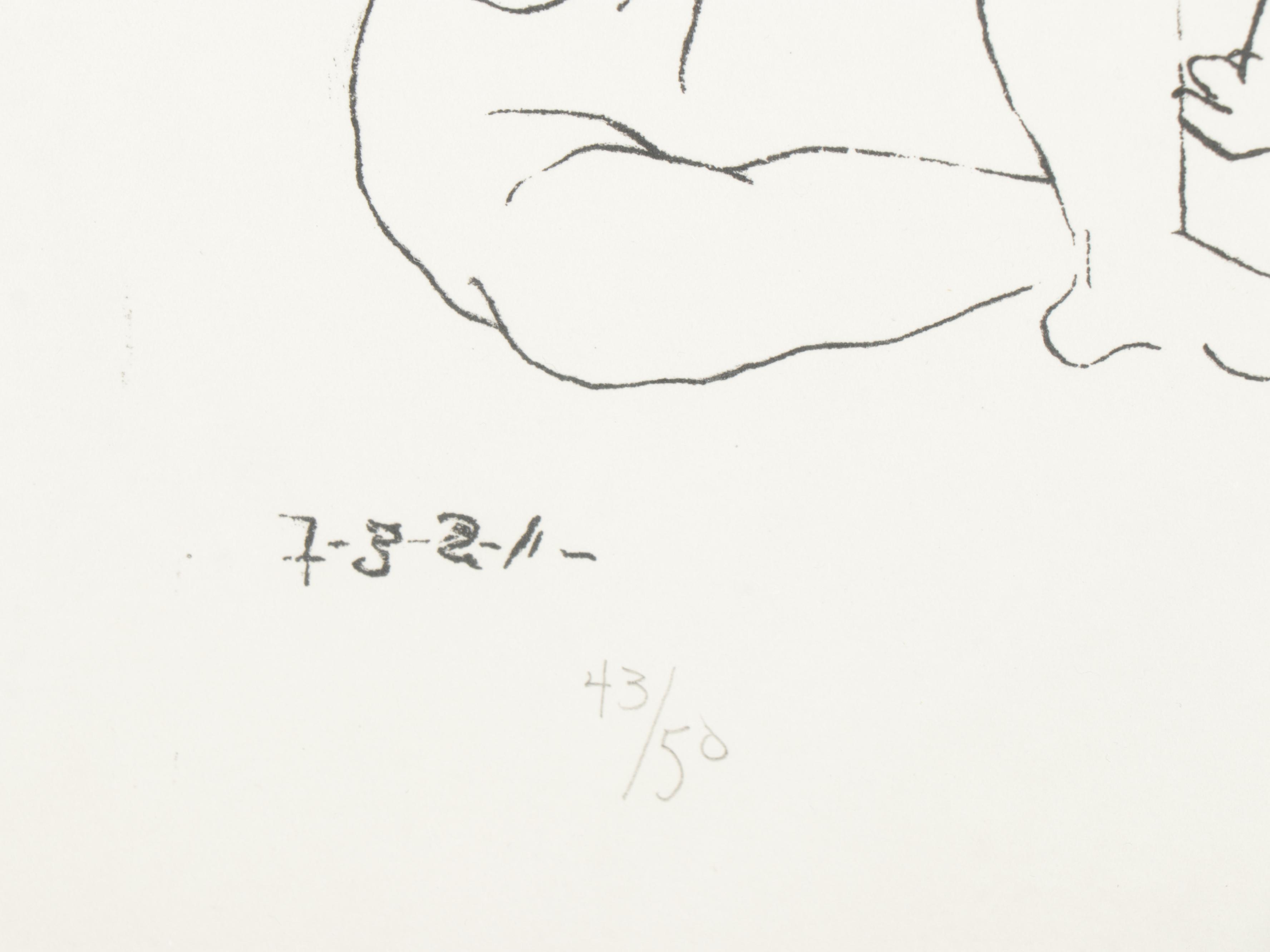 Pablo Picasso Lithograph "Le Cavalier"