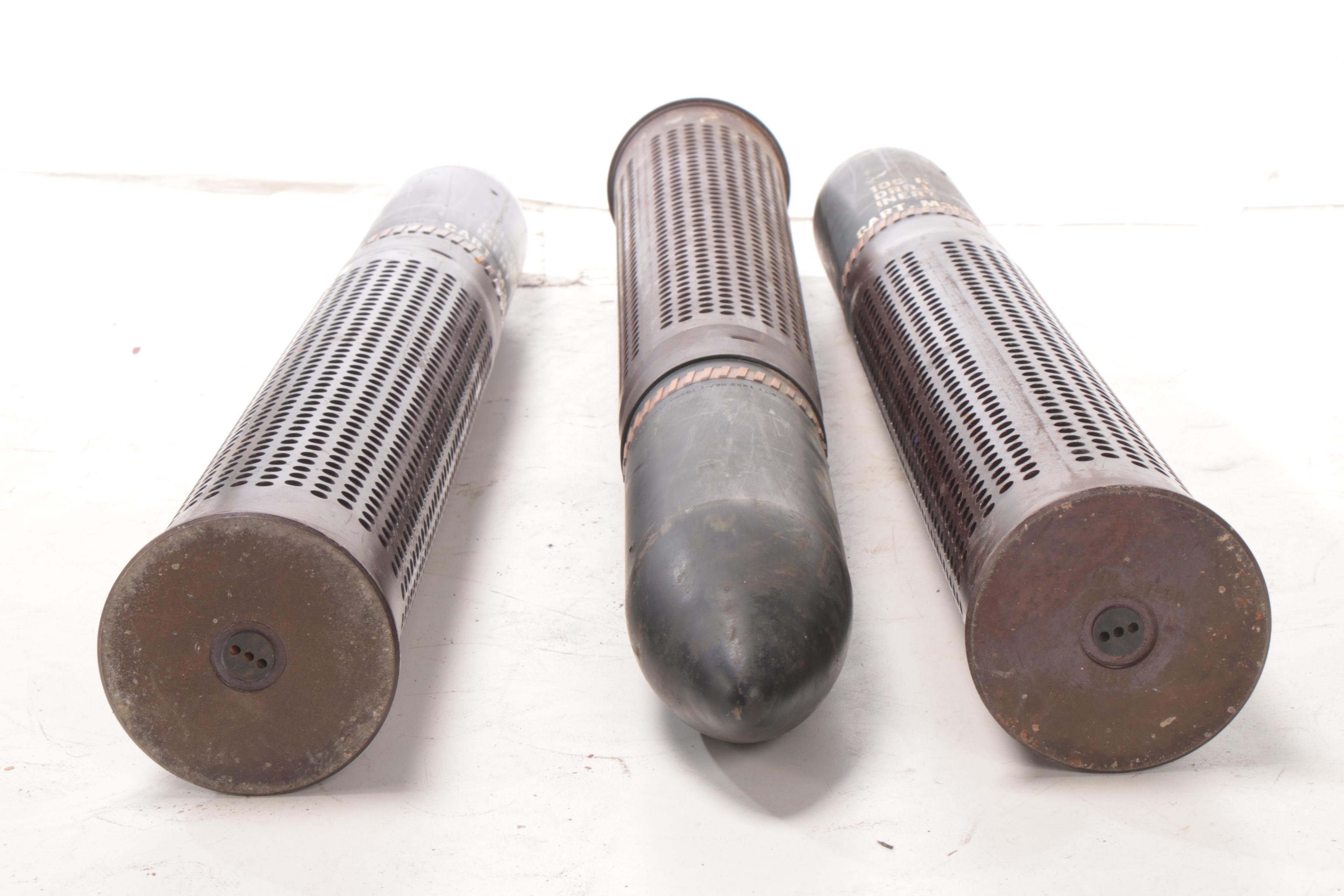 Inert M40 Recoilless Rifle 105mm Practice Artillery Shells