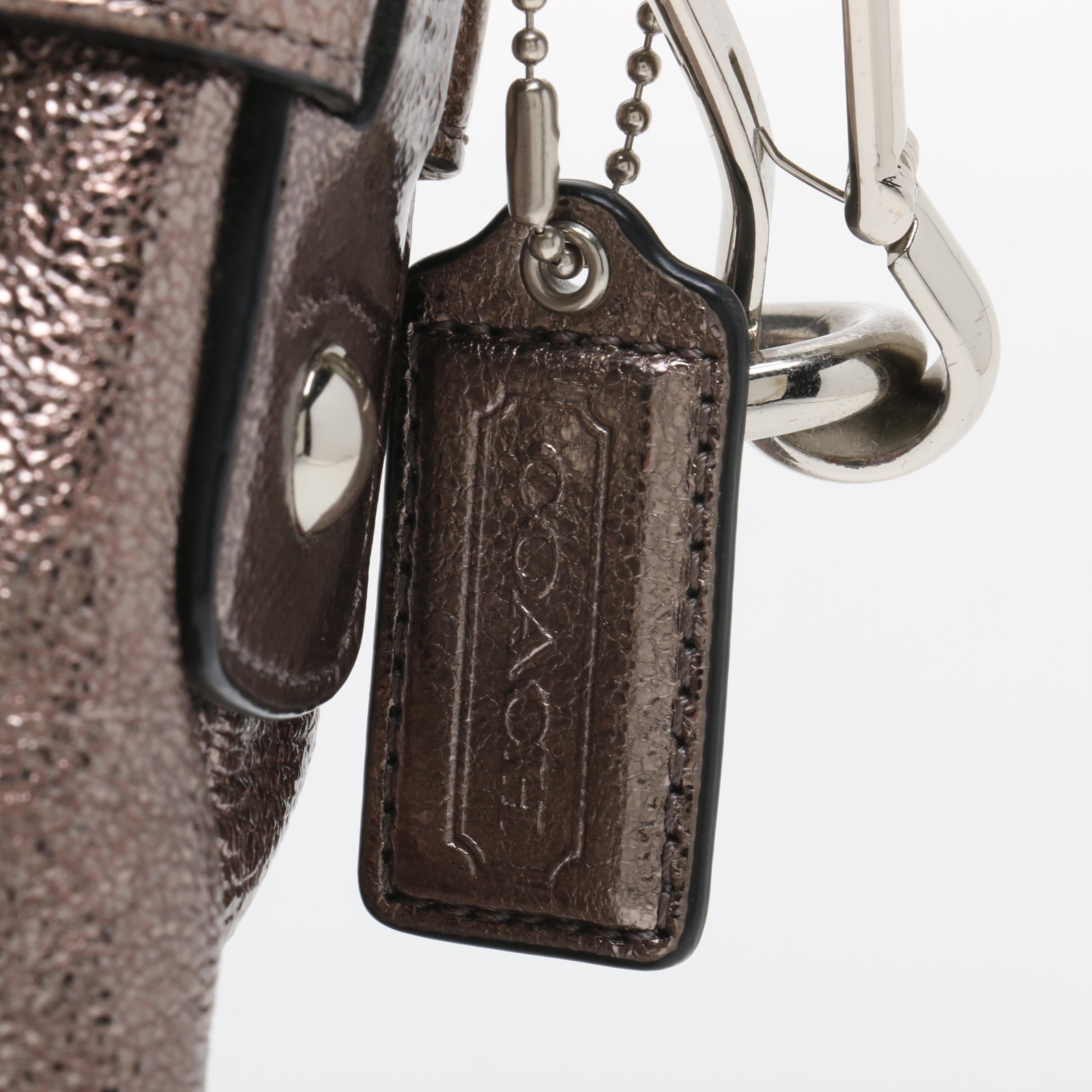 Coach Signature Jacquard Canvas and Leather Handbags