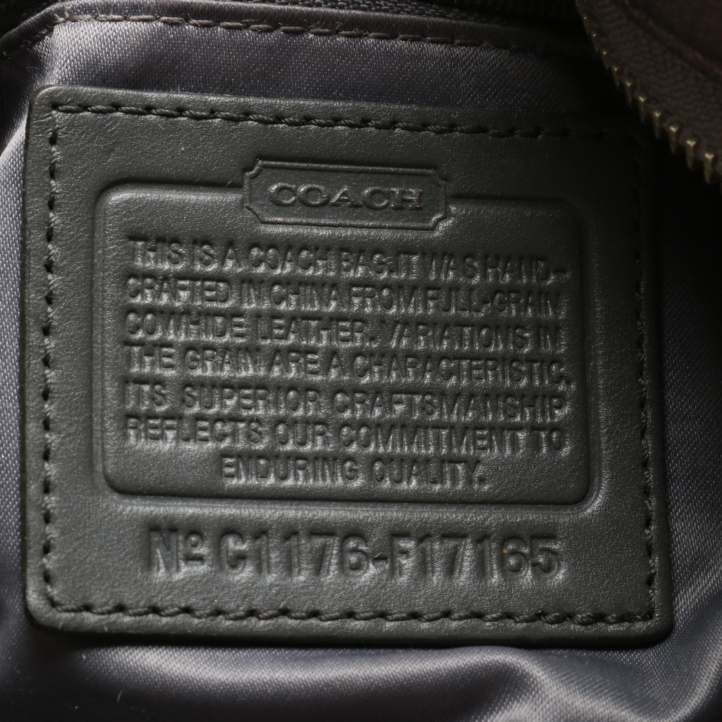 Coach Signature Jacquard Canvas and Leather Handbags