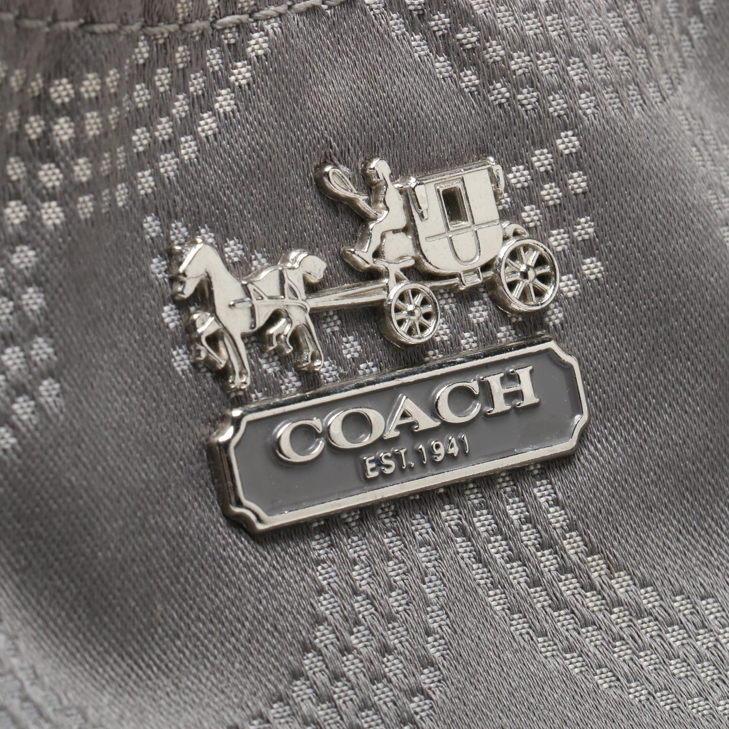 Coach Signature Jacquard Canvas and Leather Handbags