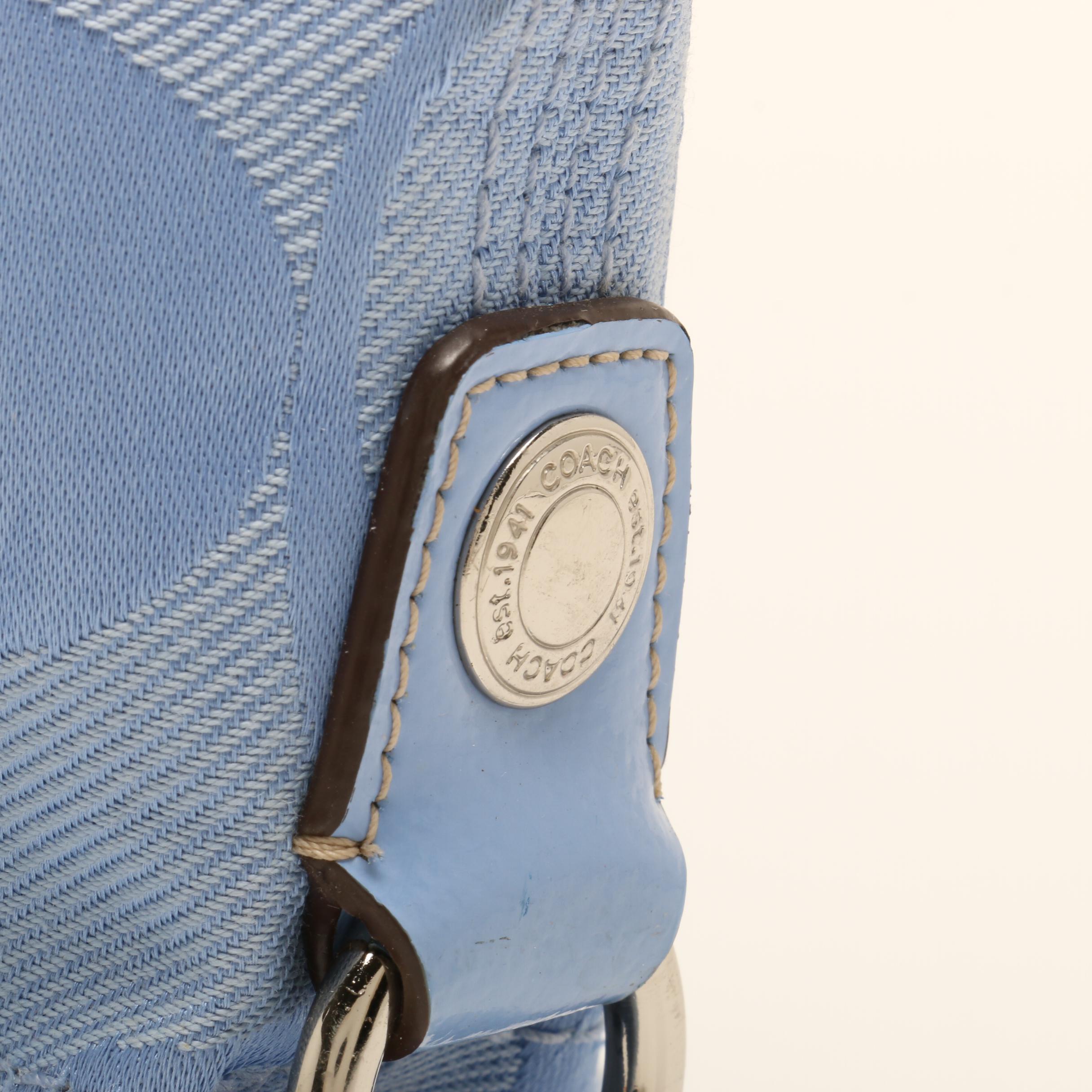 Coach Signature Jacquard Canvas and Leather Handbags