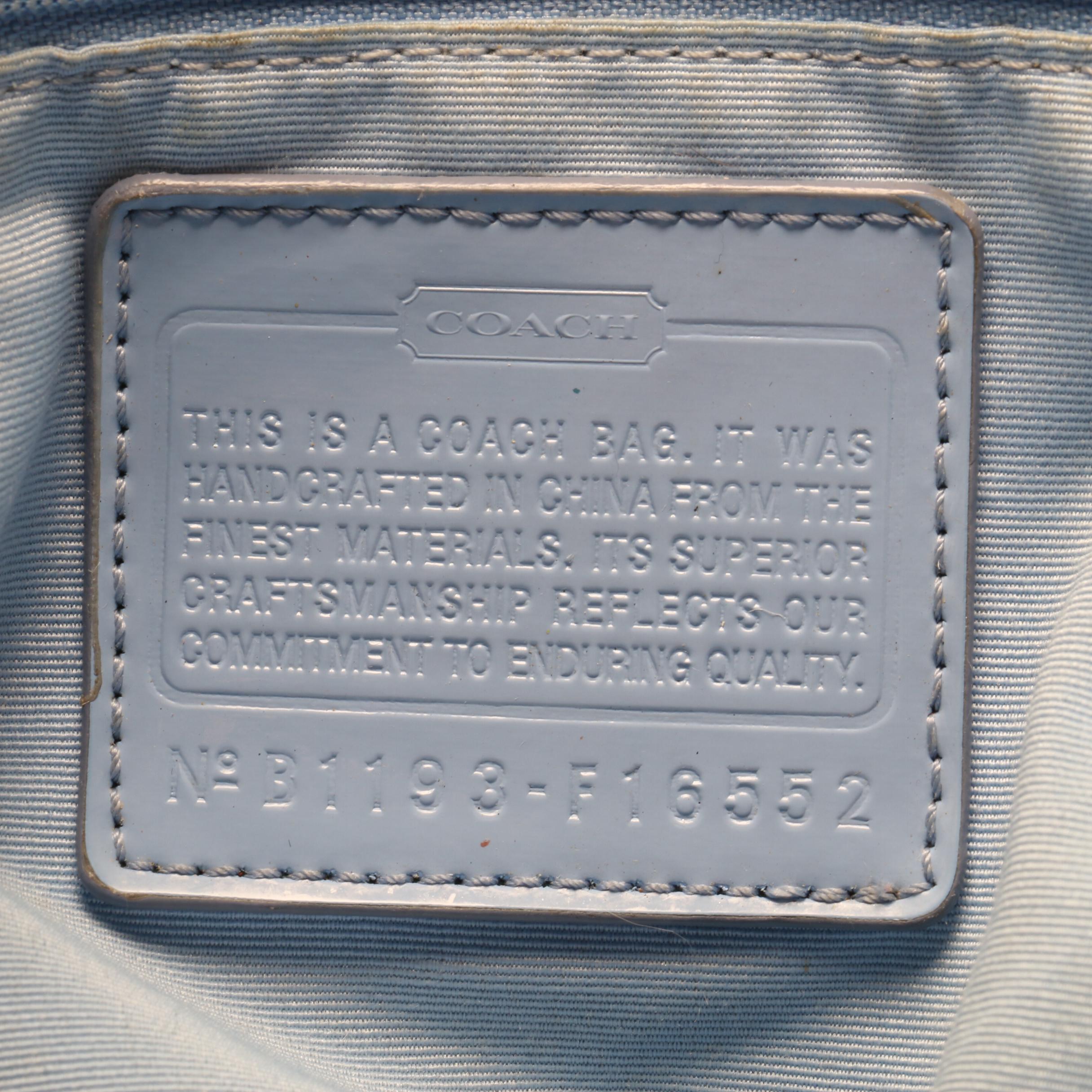 Coach Signature Jacquard Canvas and Leather Handbags