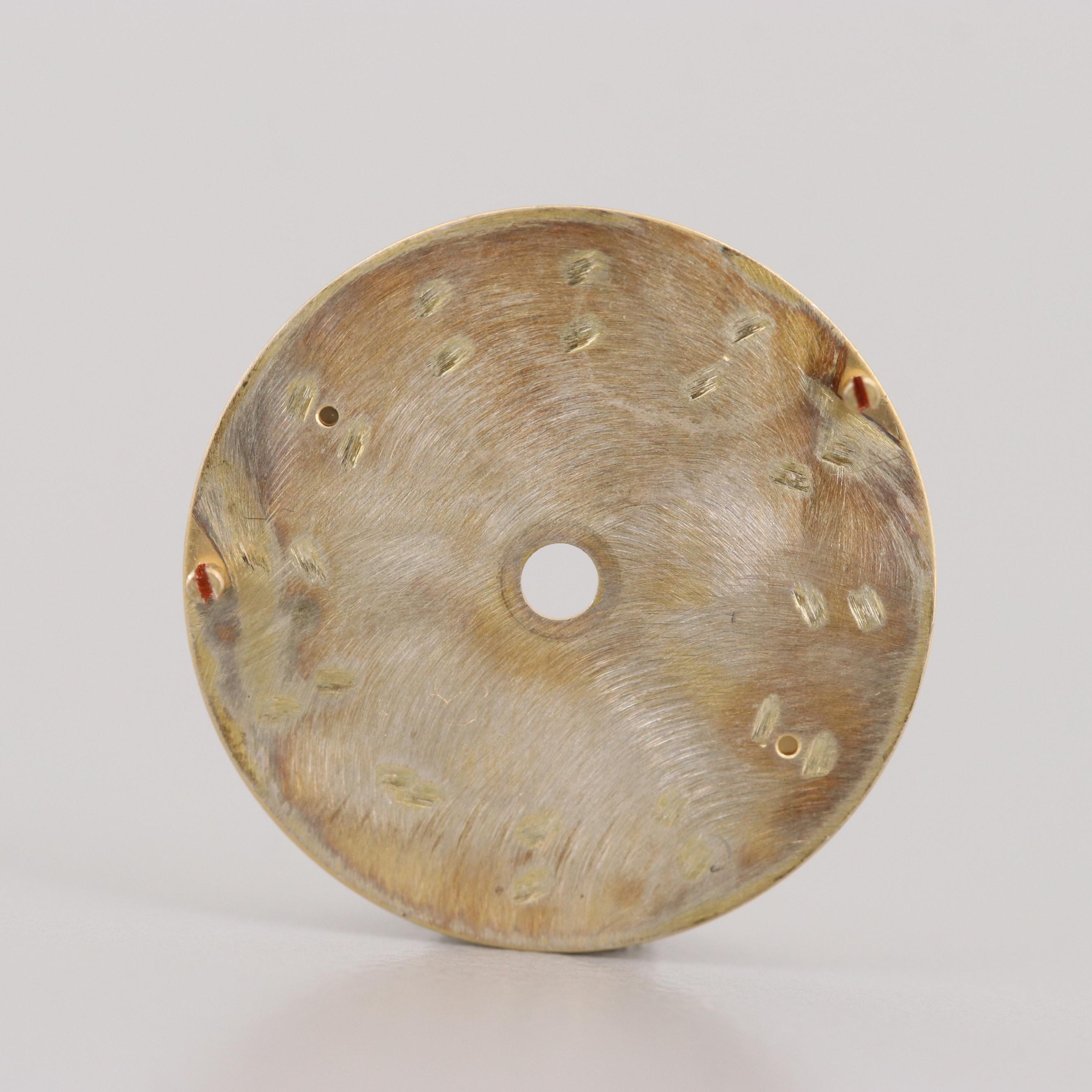 Rolex Oyster Perpetual Dial and 14K Yellow Gold Fluted Bezel