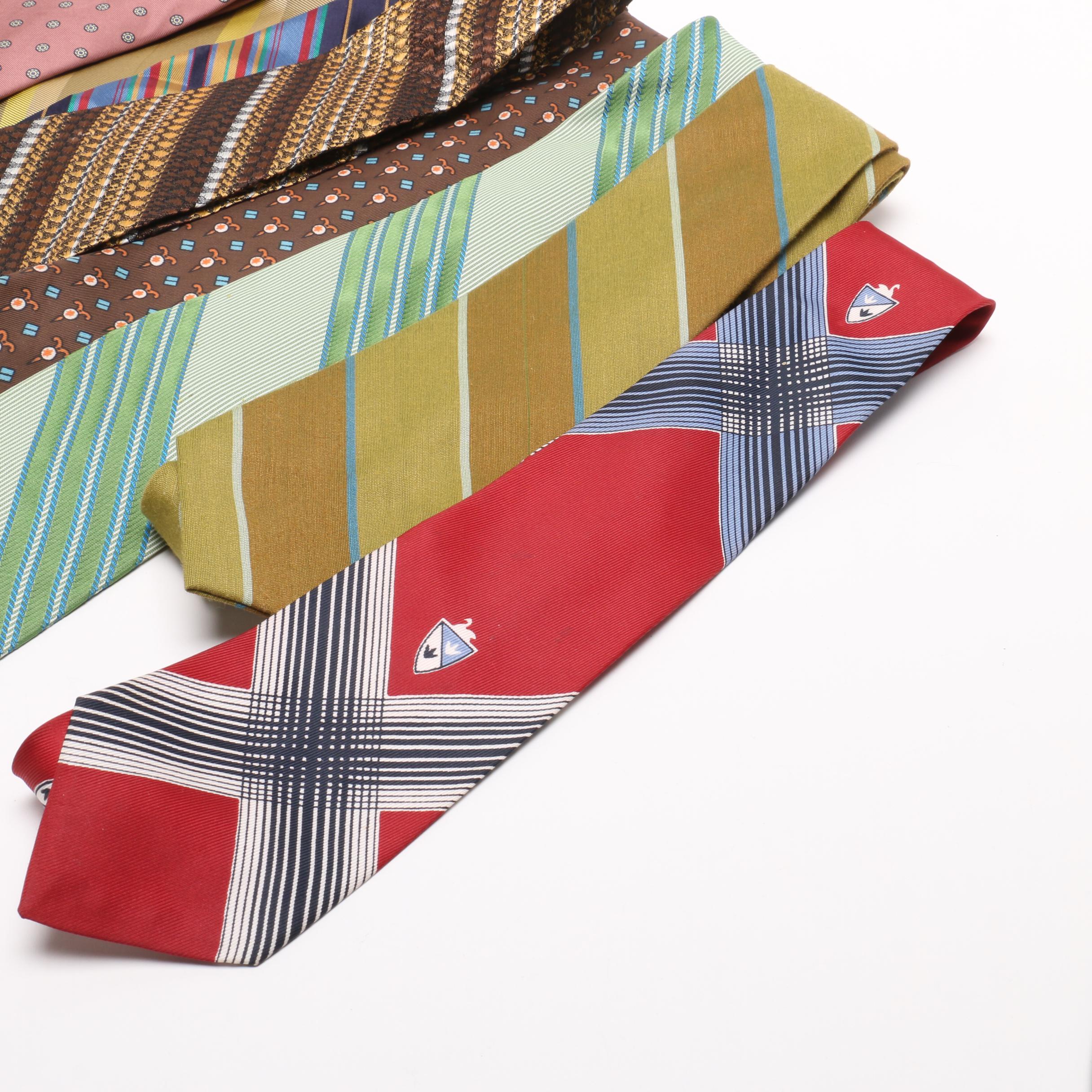 Rhodia and Countess Wara Synthetic Blend Neckties and Other Neckties, Vintage