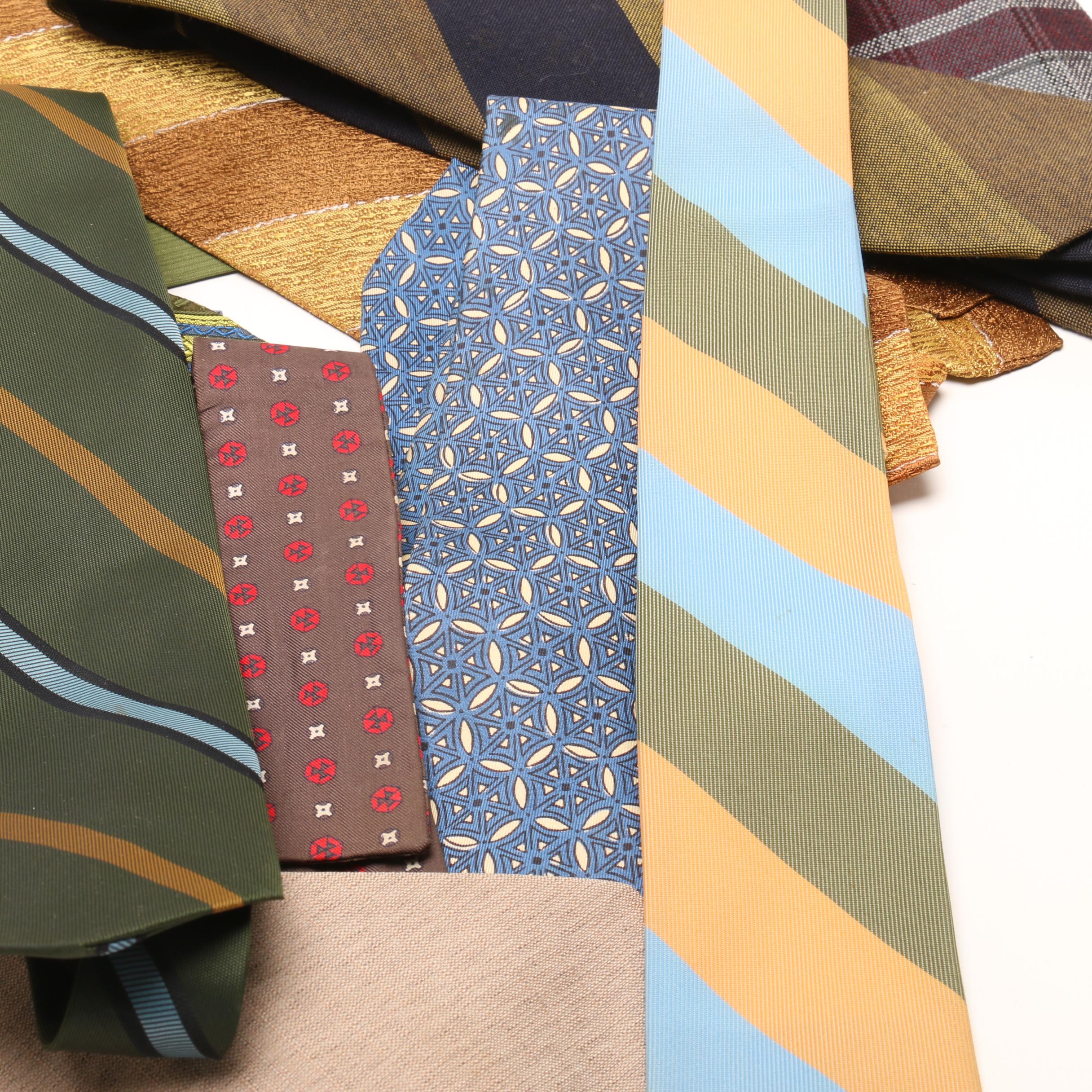 Rhodia and Countess Wara Synthetic Blend Neckties and Other Neckties, Vintage