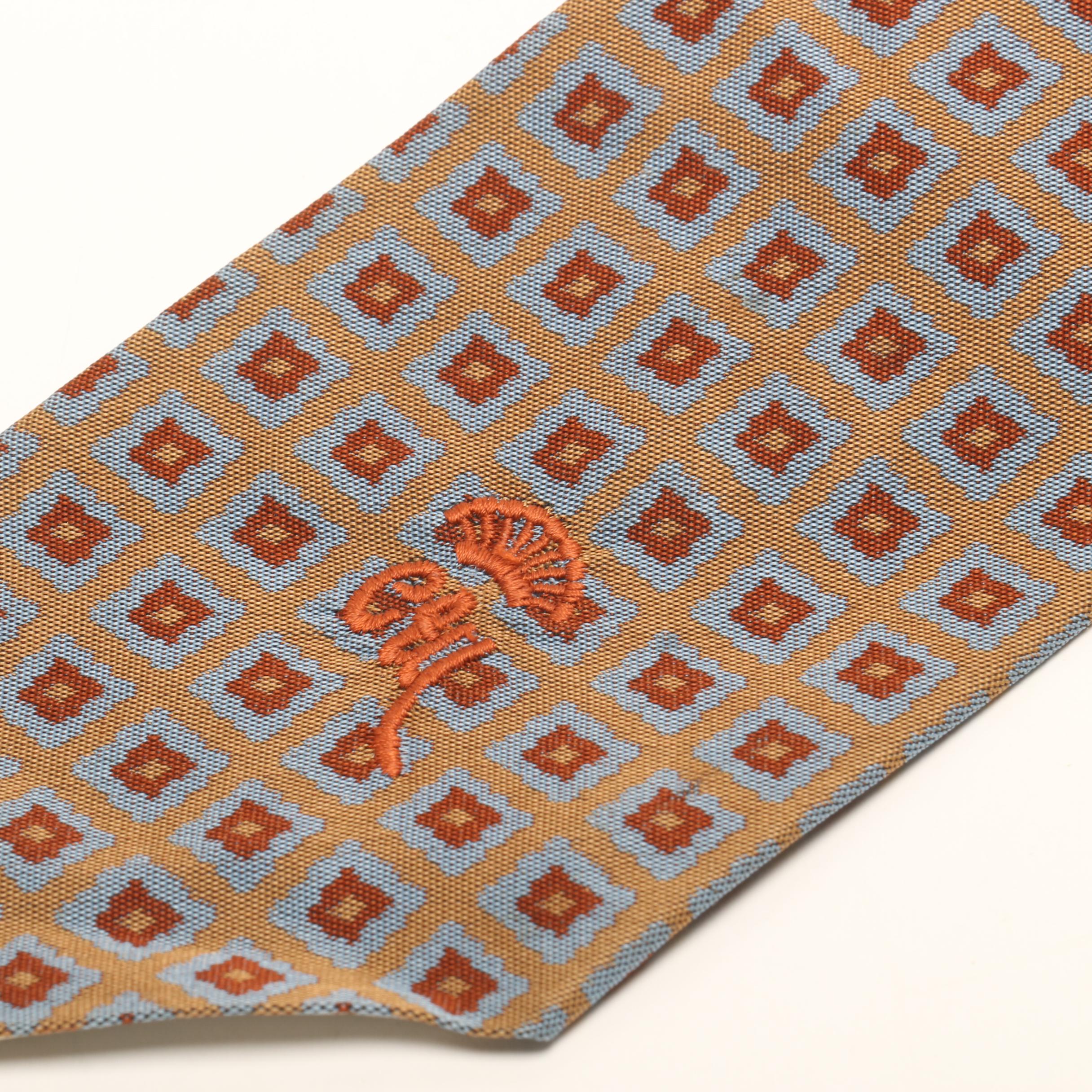 Rhodia and Countess Wara Synthetic Blend Neckties and Other Neckties, Vintage
