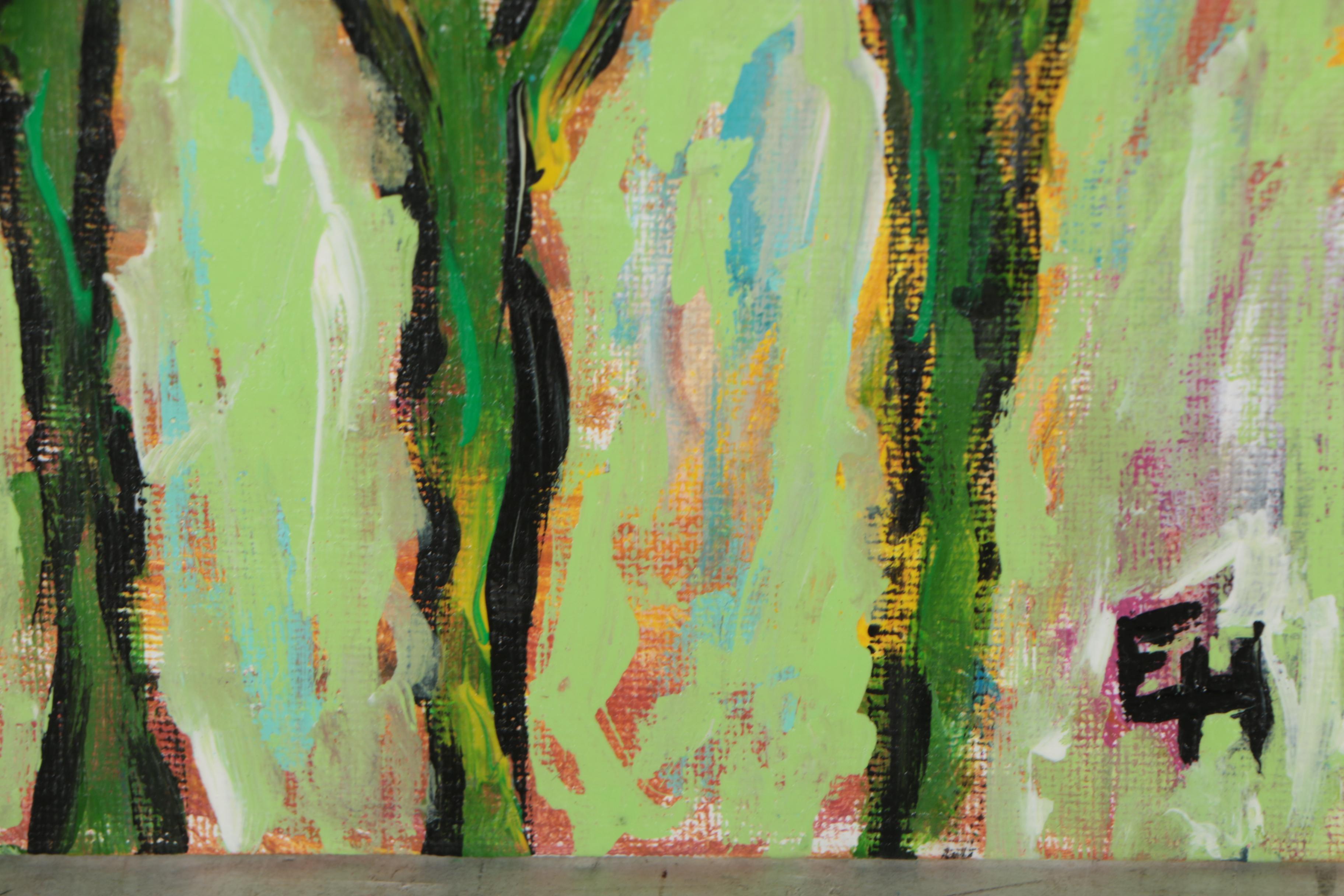 Erica J. Heberling Acrylic Painting "Tulips"