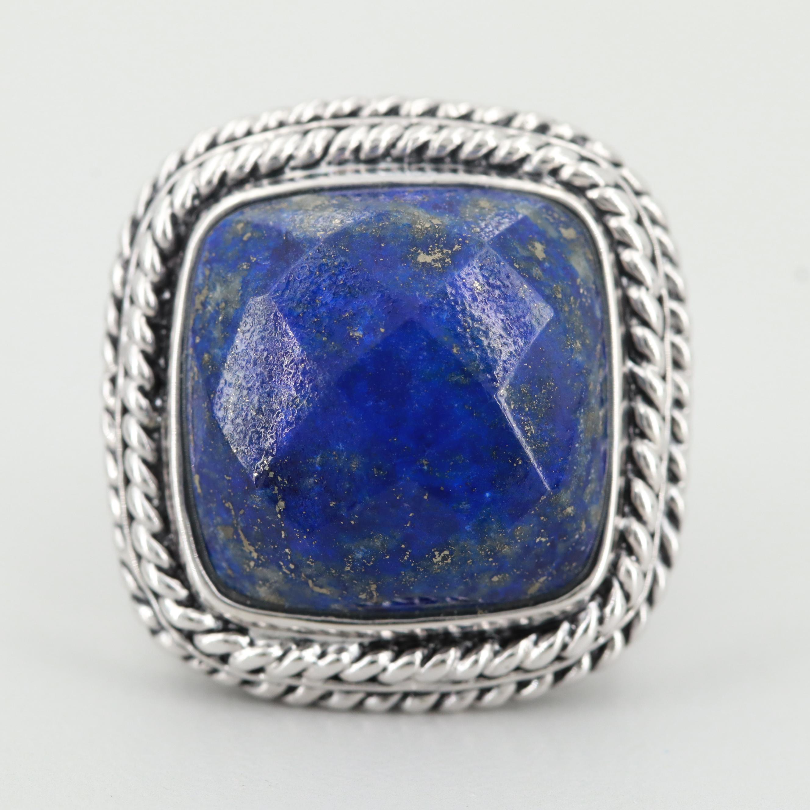 Sterling Silver Lapis Lazuli Ring