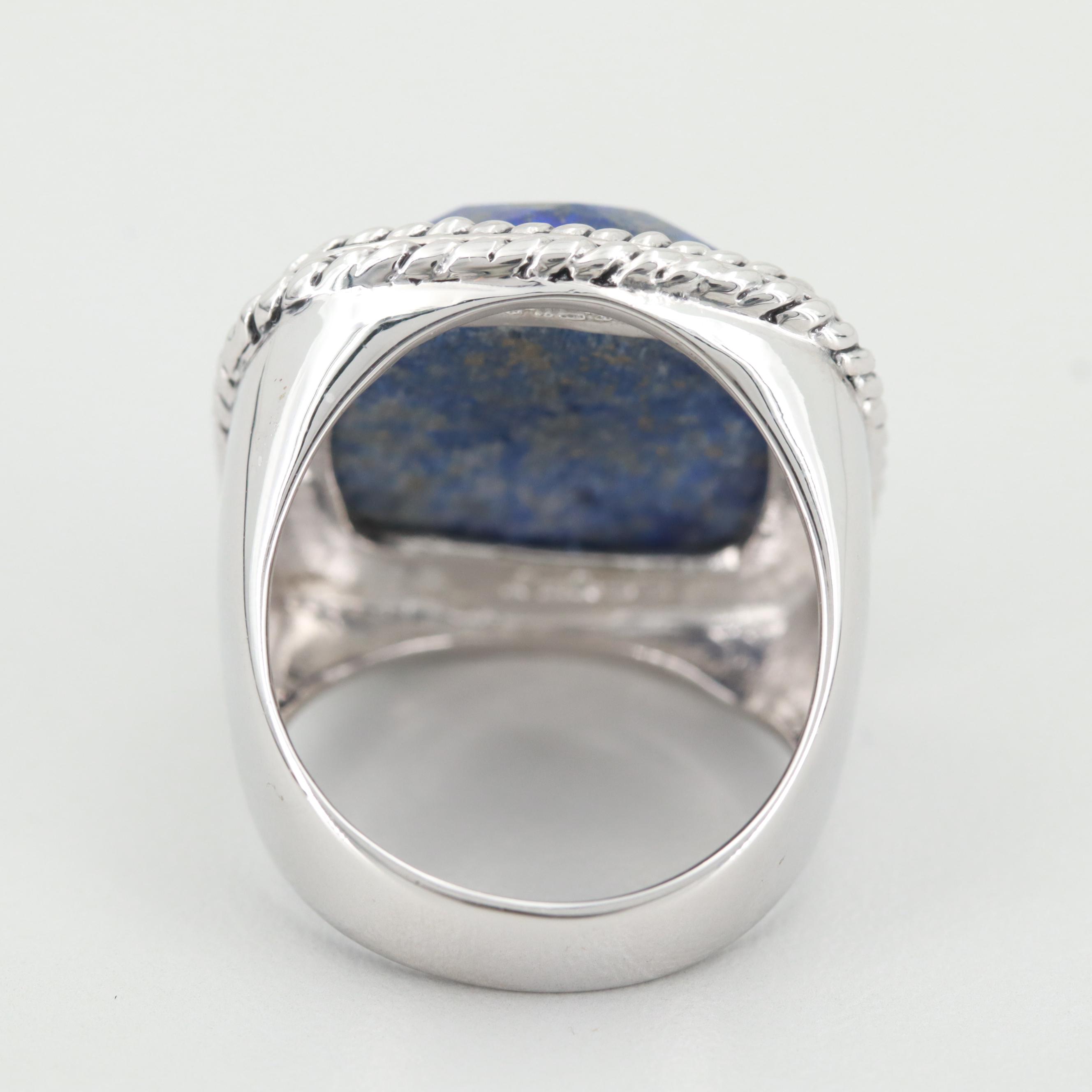 Sterling Silver Lapis Lazuli Ring