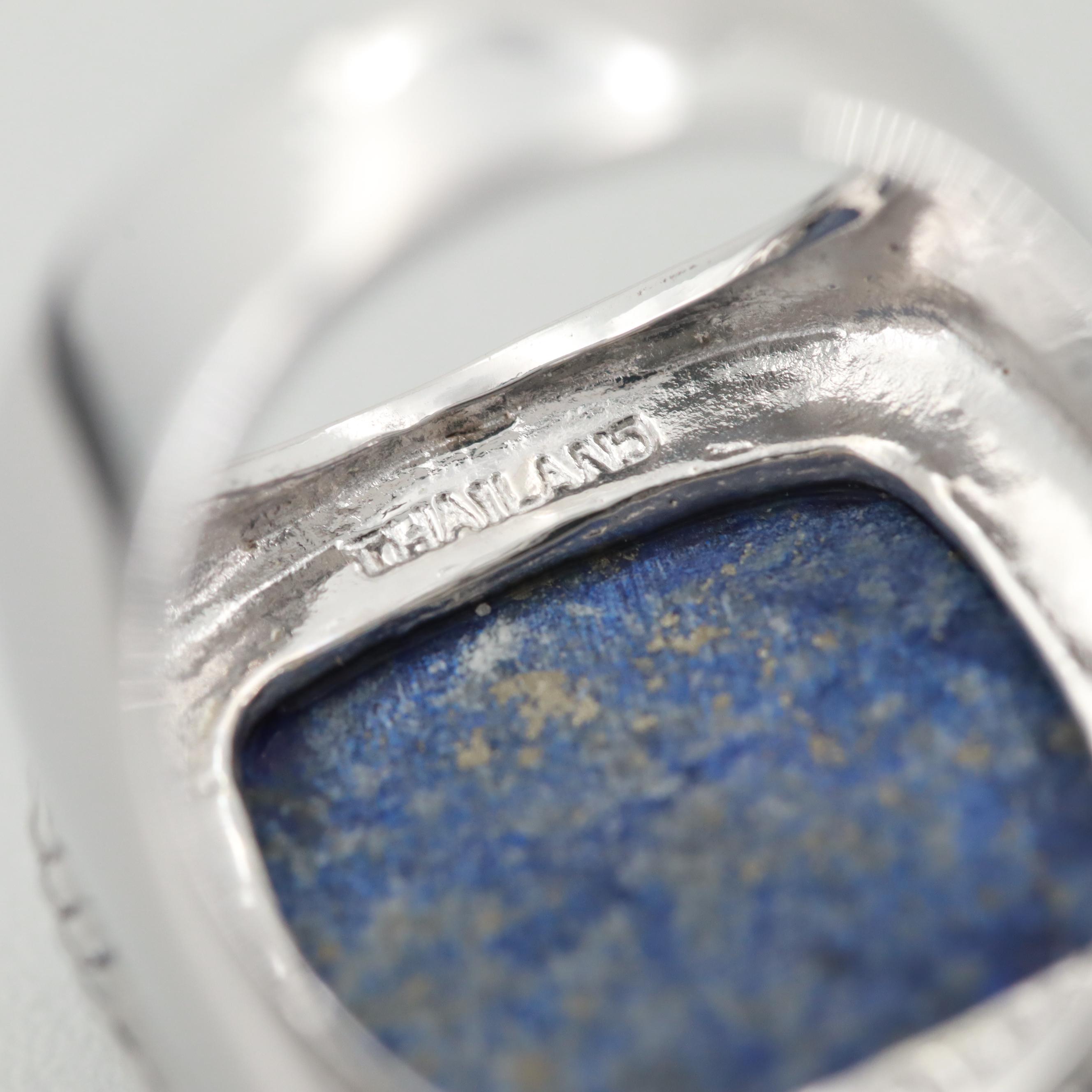 Sterling Silver Lapis Lazuli Ring