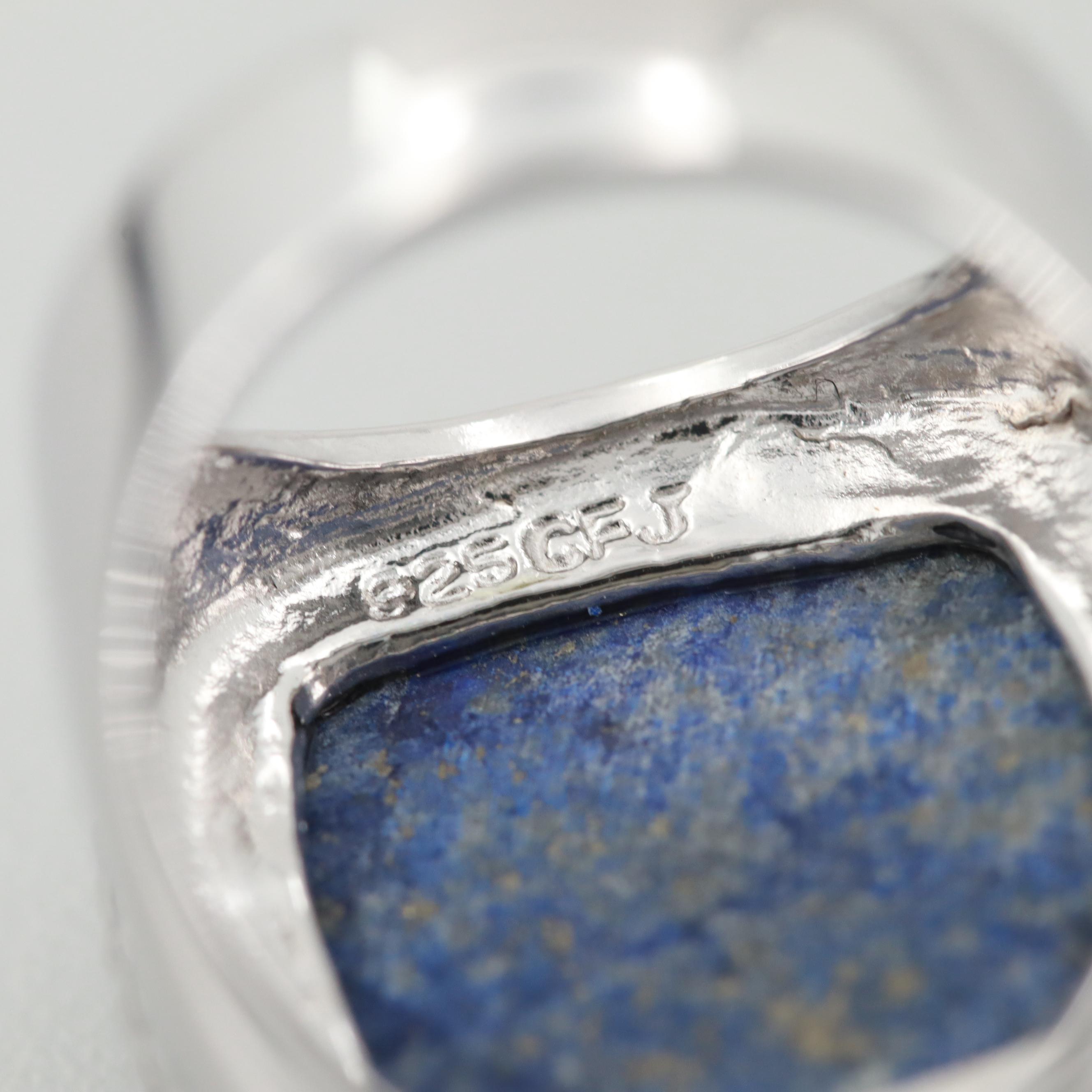 Sterling Silver Lapis Lazuli Ring
