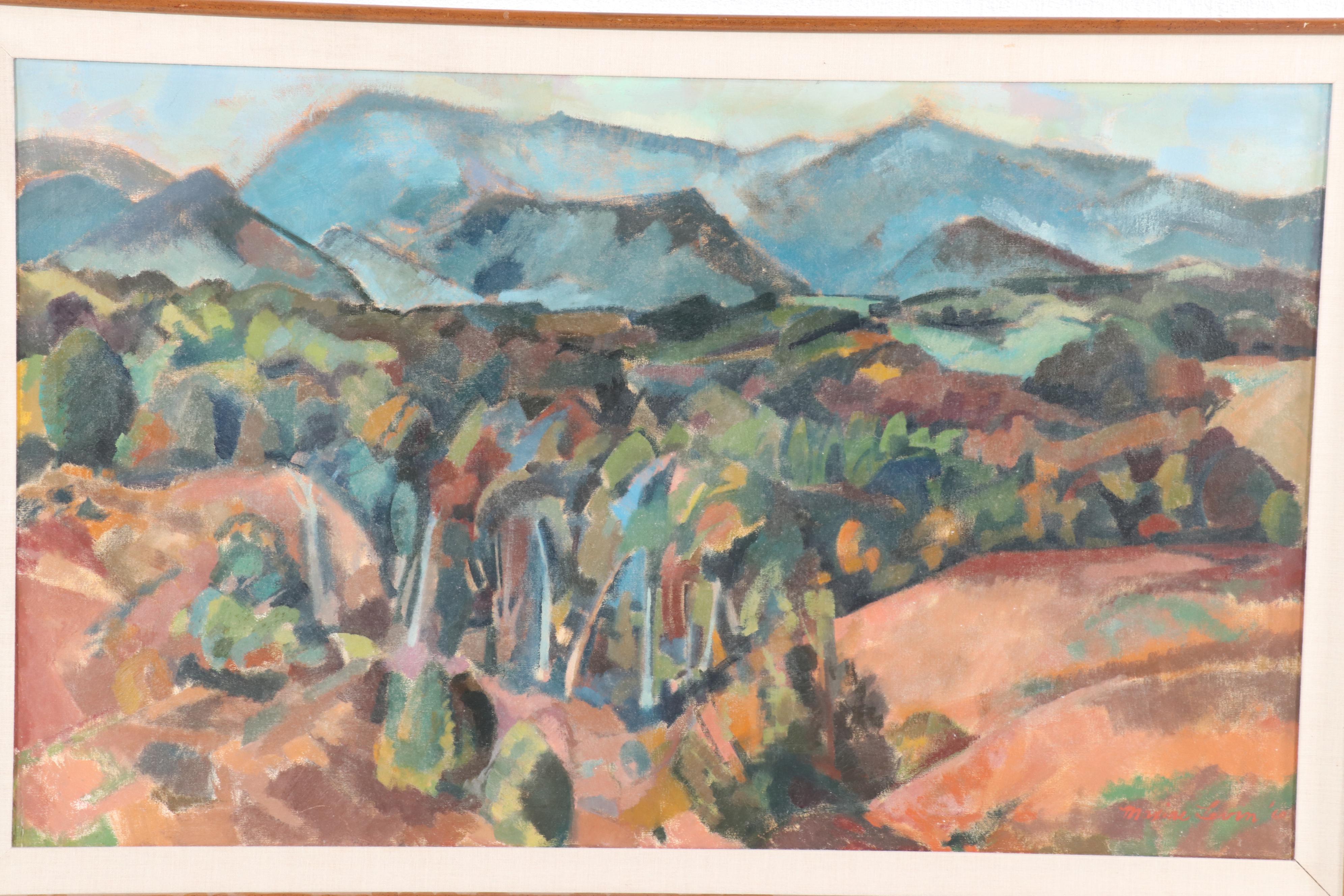 Maxine Levin "Virginia Mountain" Oil Painting