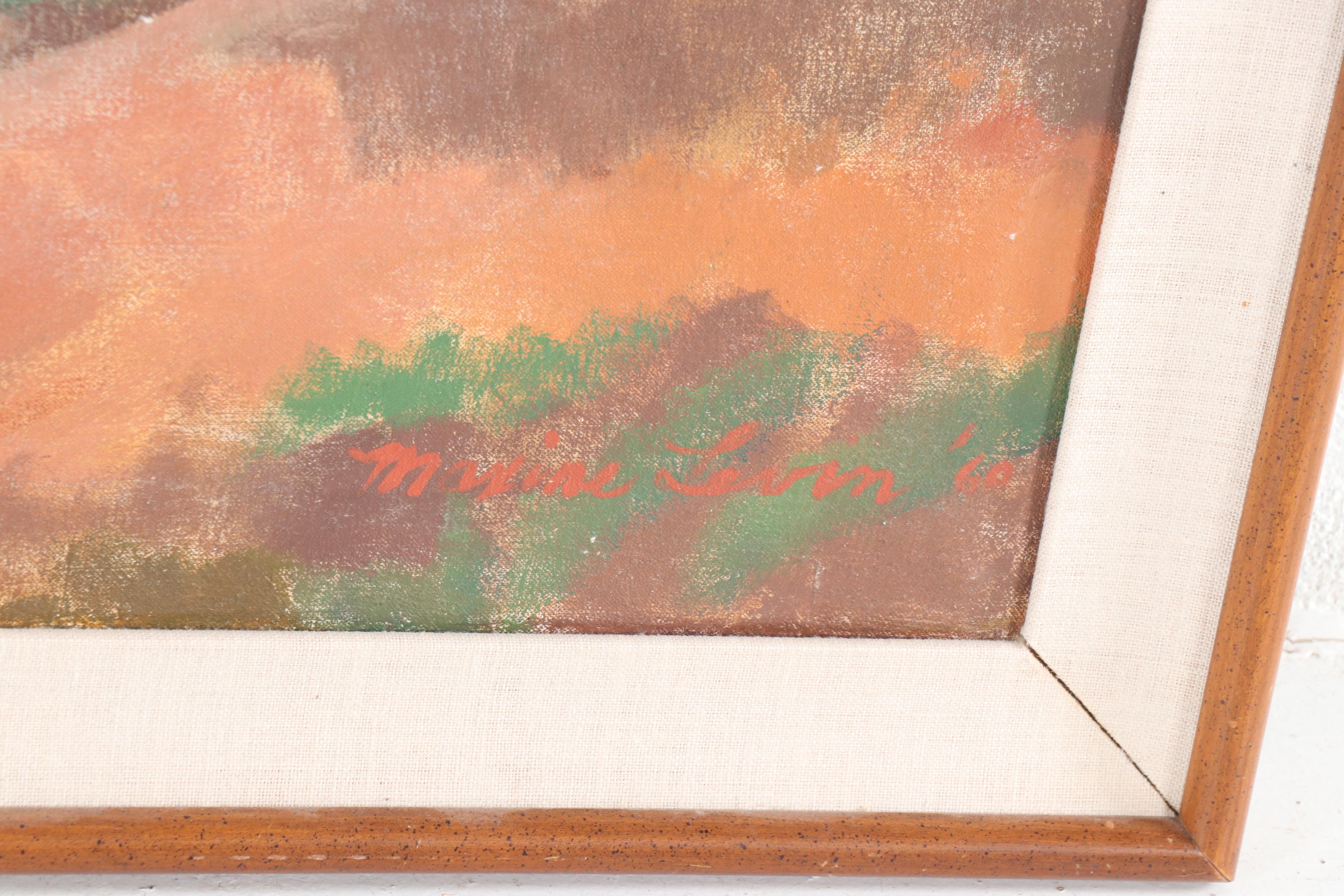 Maxine Levin "Virginia Mountain" Oil Painting