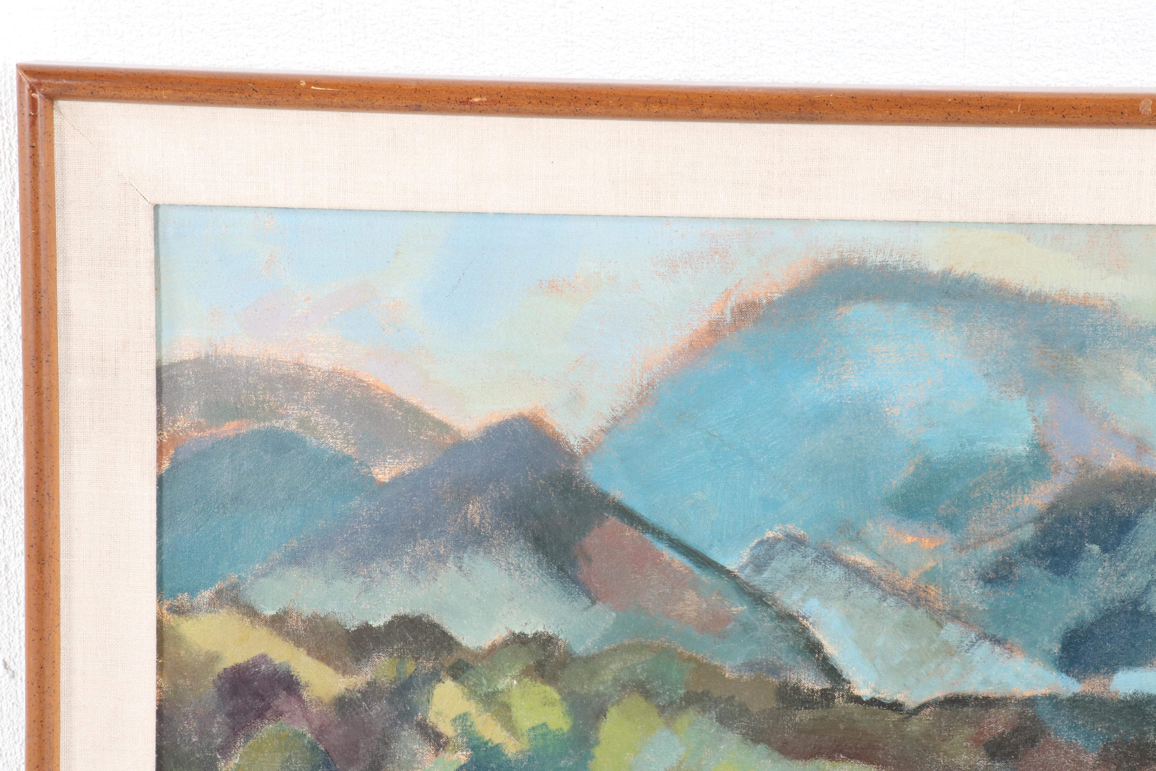 Maxine Levin "Virginia Mountain" Oil Painting