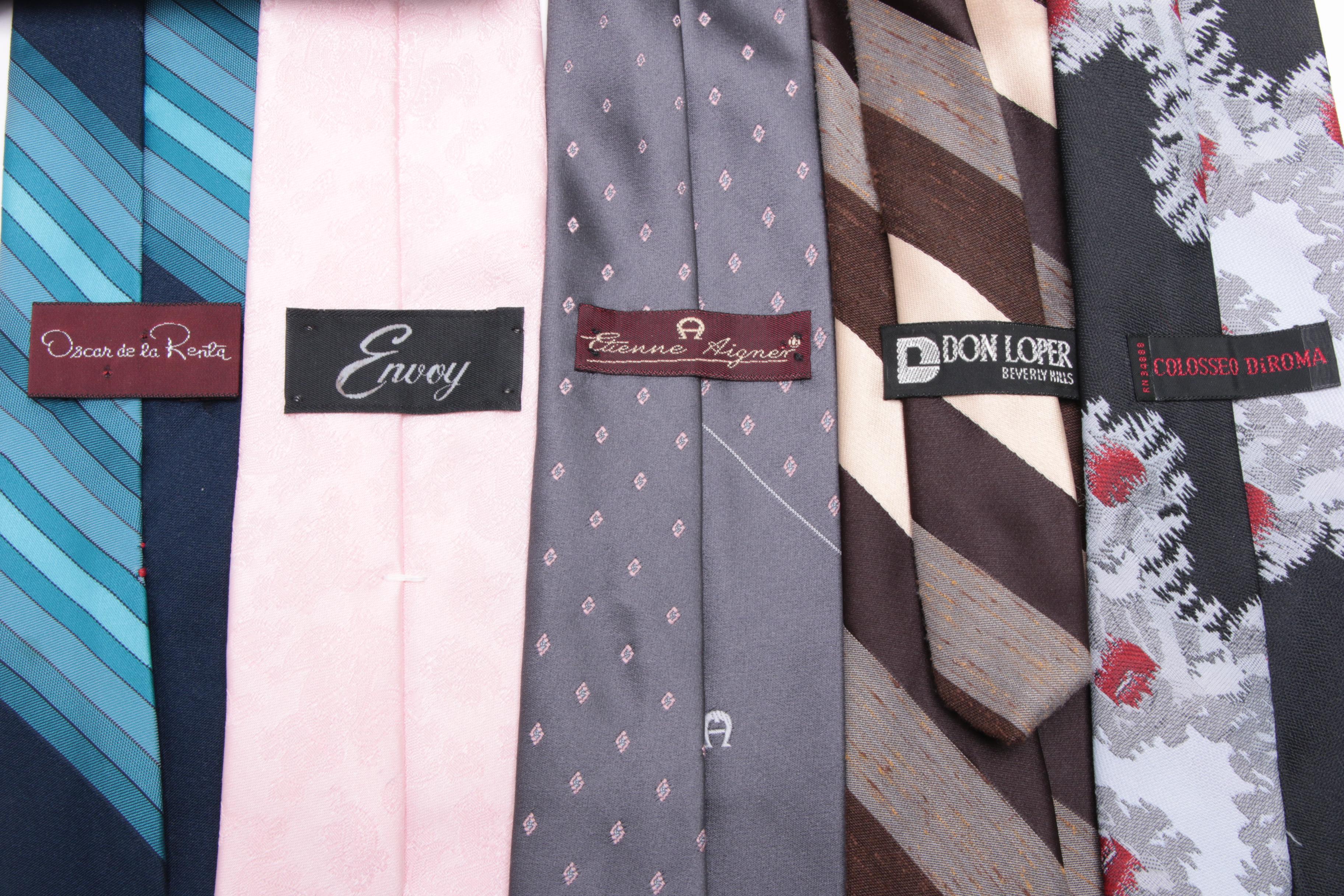 Oscar de la Renta, Etienne Aigner, Bragg Neckties and Other Neckties