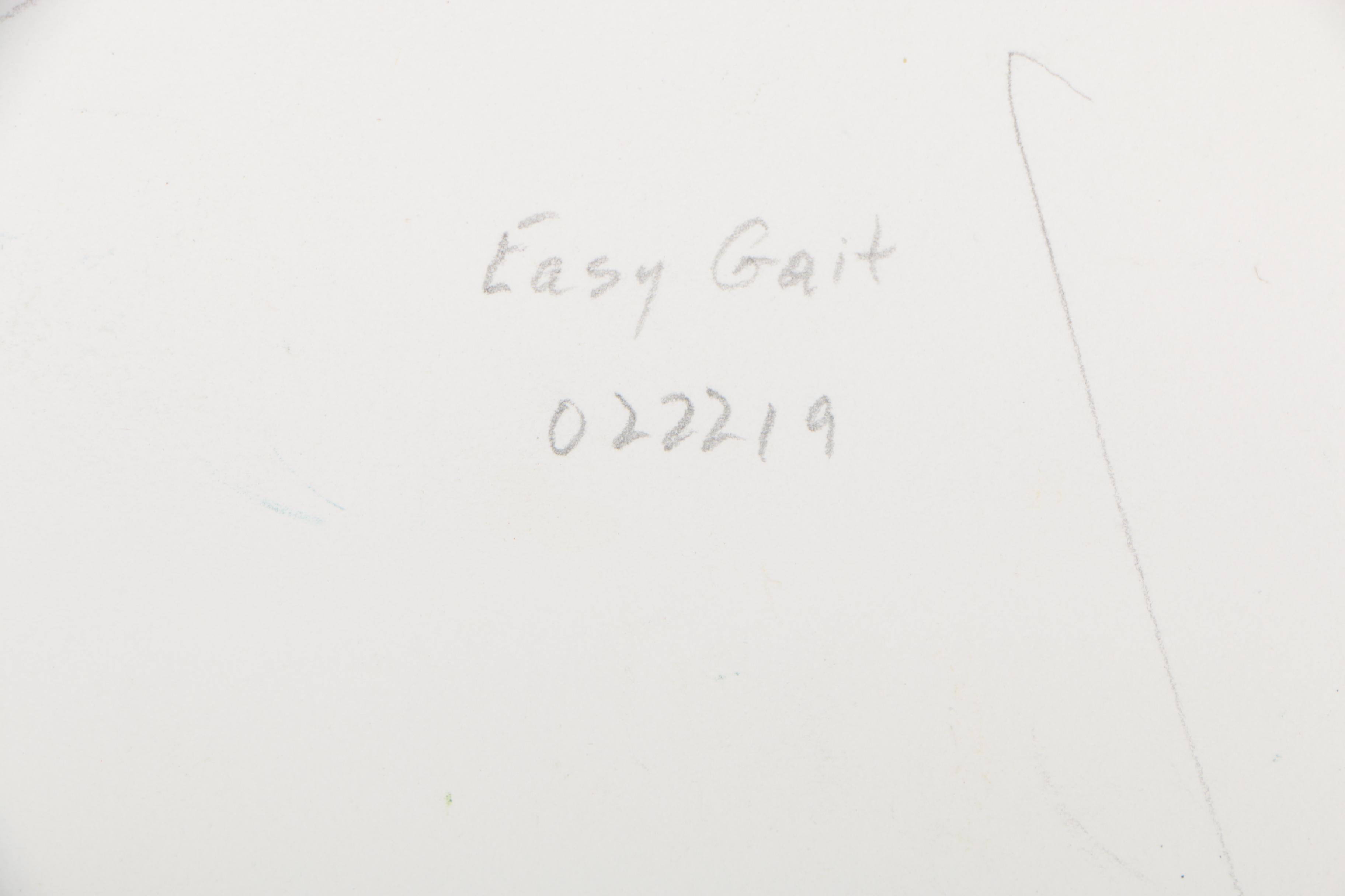 Mary McShane Acrylic Horse Paintings "Easy Gate" and "Breezy Day"