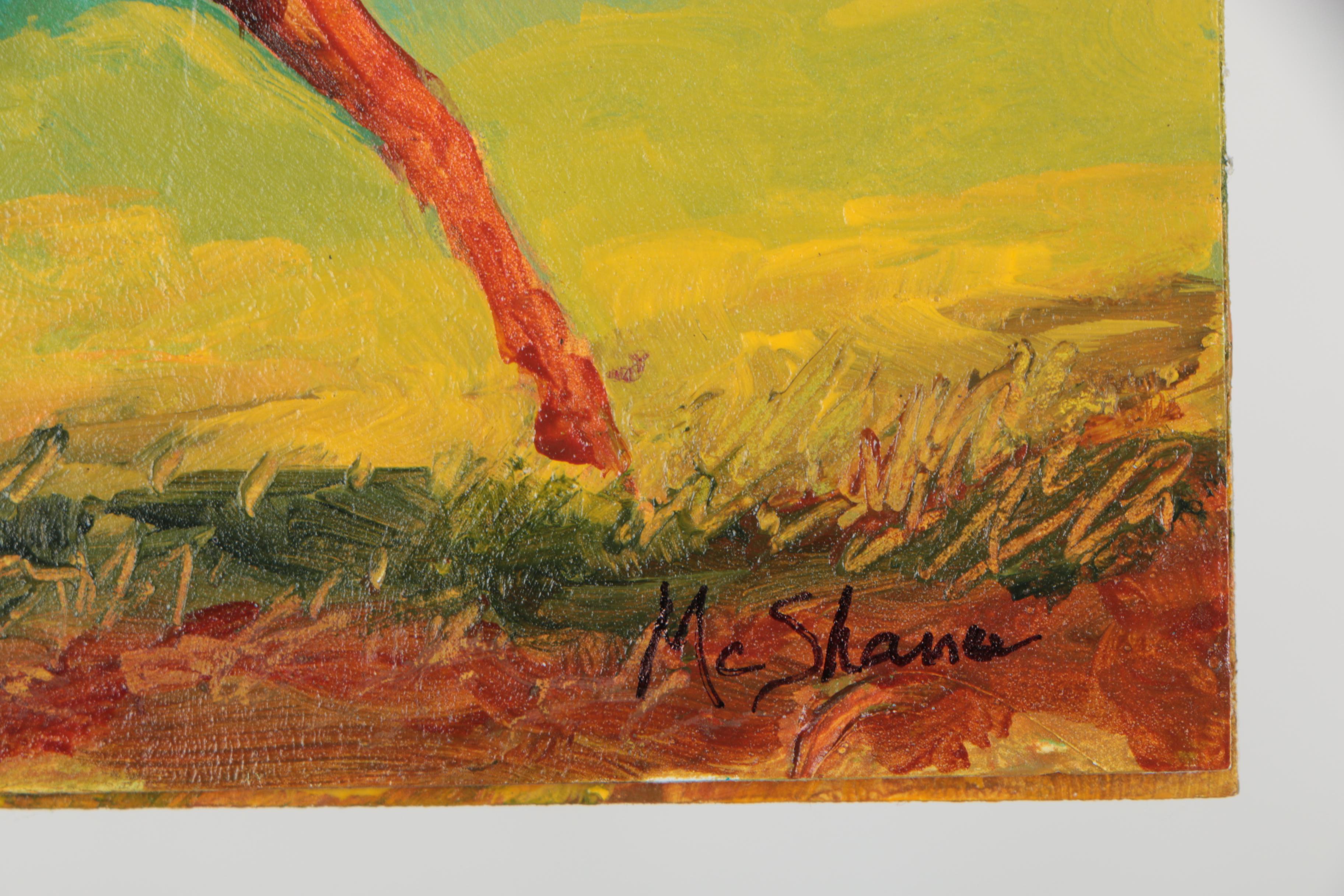 Mary McShane Acrylic Horse Paintings "Easy Gate" and "Breezy Day"