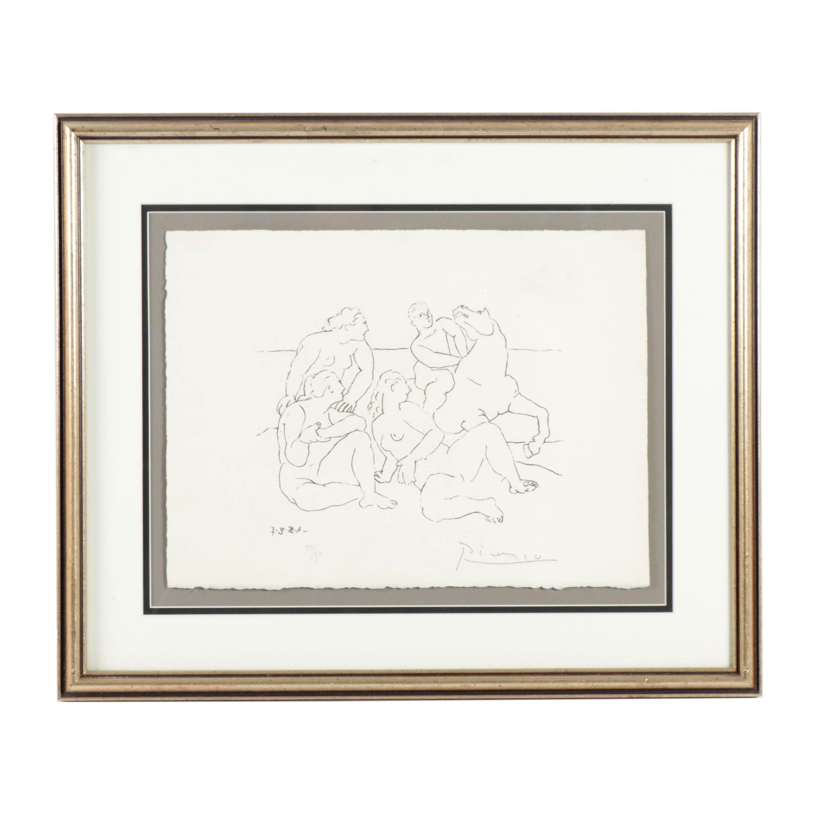 Pablo Picasso Lithograph "Le Cavalier"
