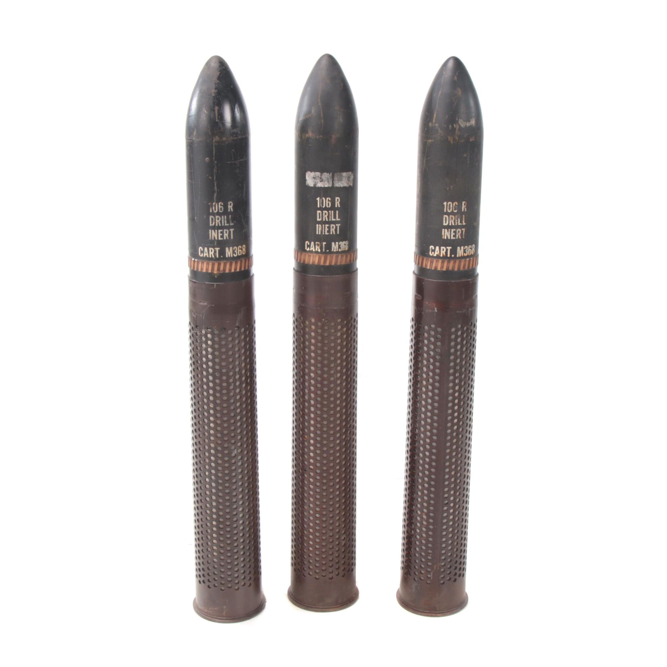 Inert M40 Recoilless Rifle 105mm Practice Artillery Shells