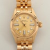 Rolex 18K Yellow Gold Oyster Perpetual Diamond Watch