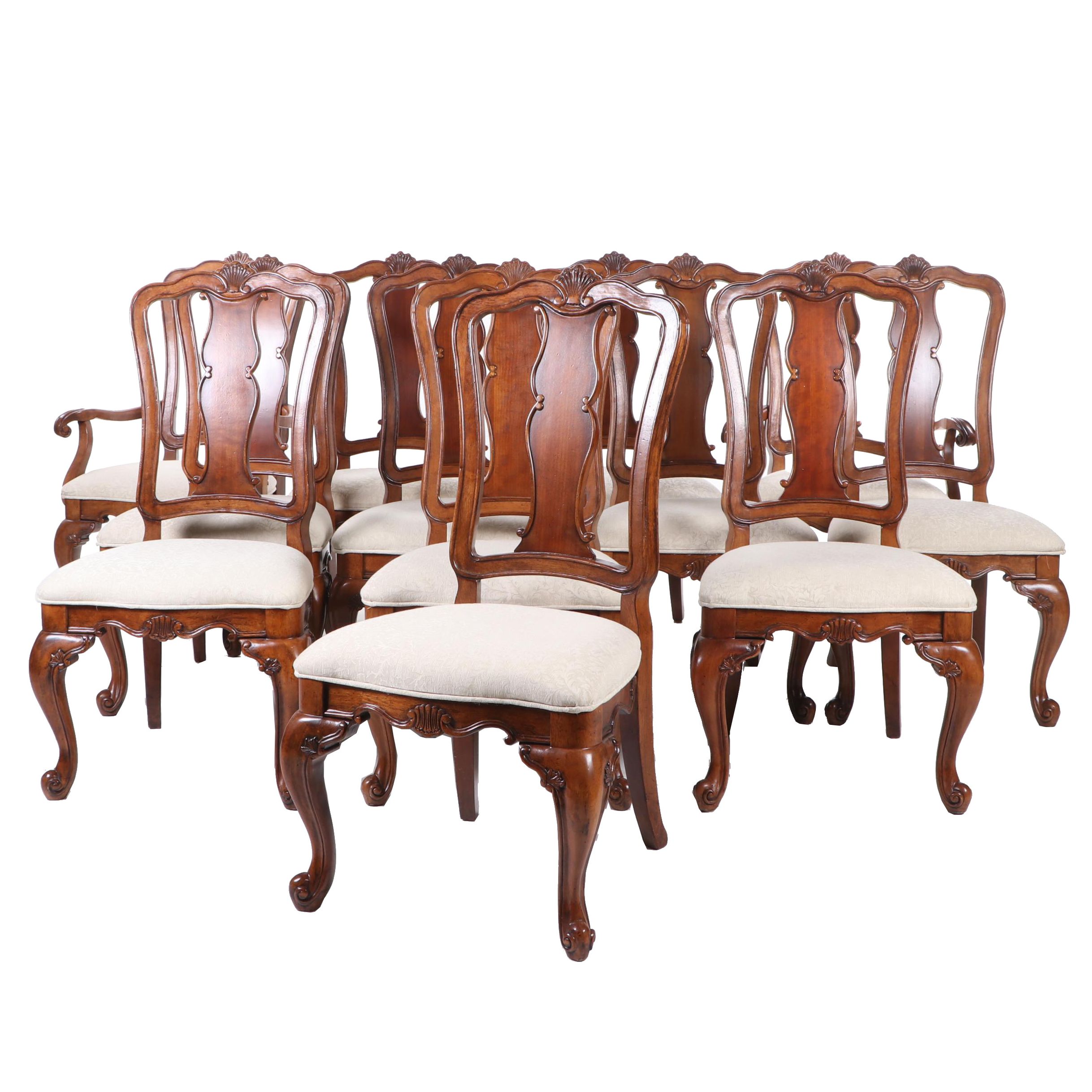 Lacquer Craft Manufacturing Co. Chippendale Style Dining Chairs, Contemporary
