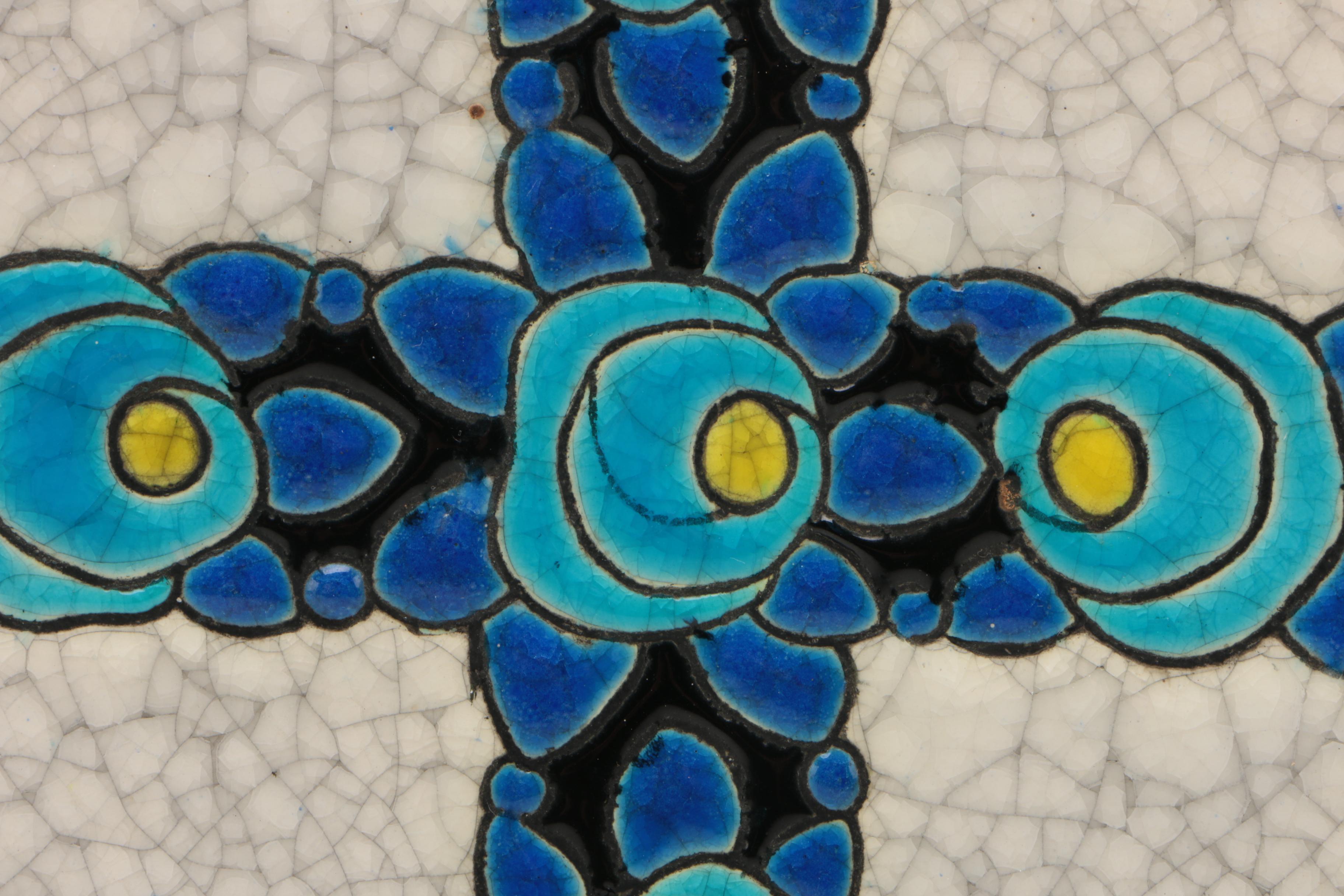 Boch Frères Keramis Earthenware Lidded Box by Charles Catteau, 1923