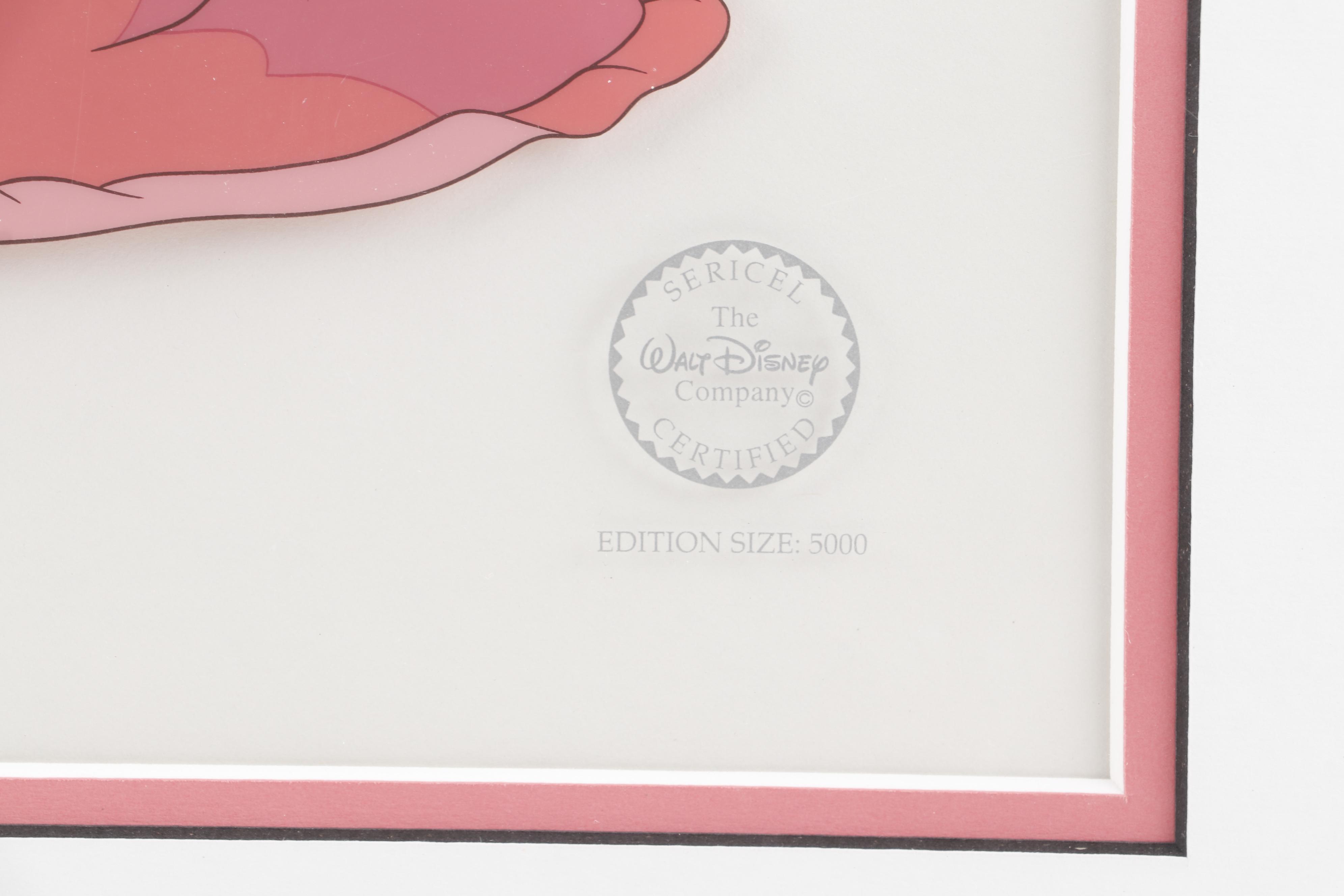 Walt Disney Limited Edition Sericel "Cozy Couple"