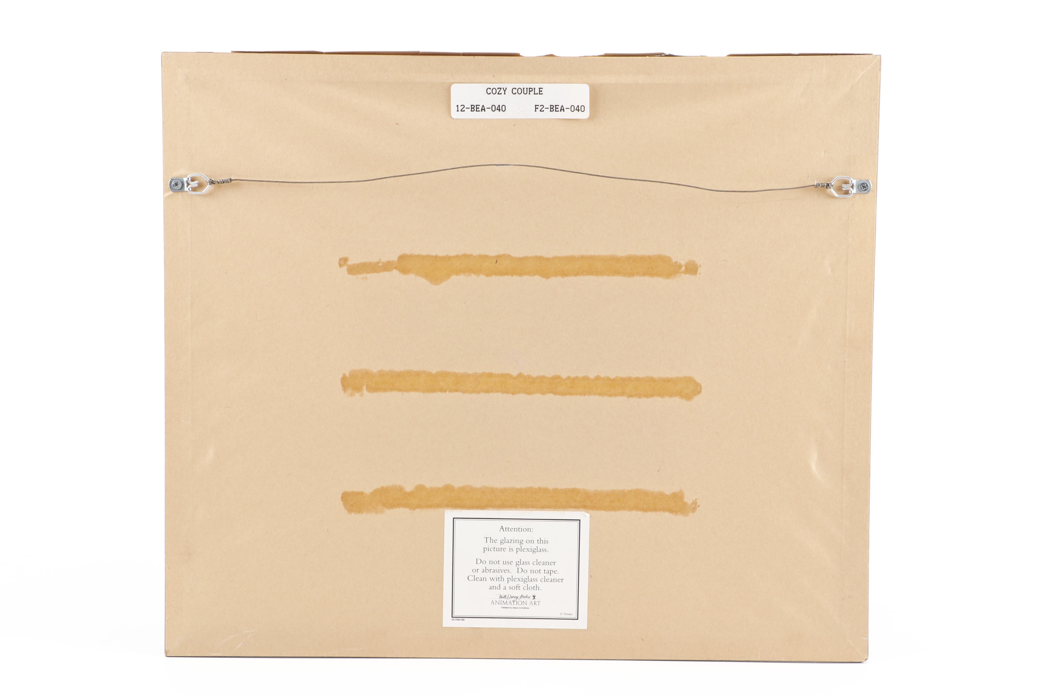 Walt Disney Limited Edition Sericel "Cozy Couple"