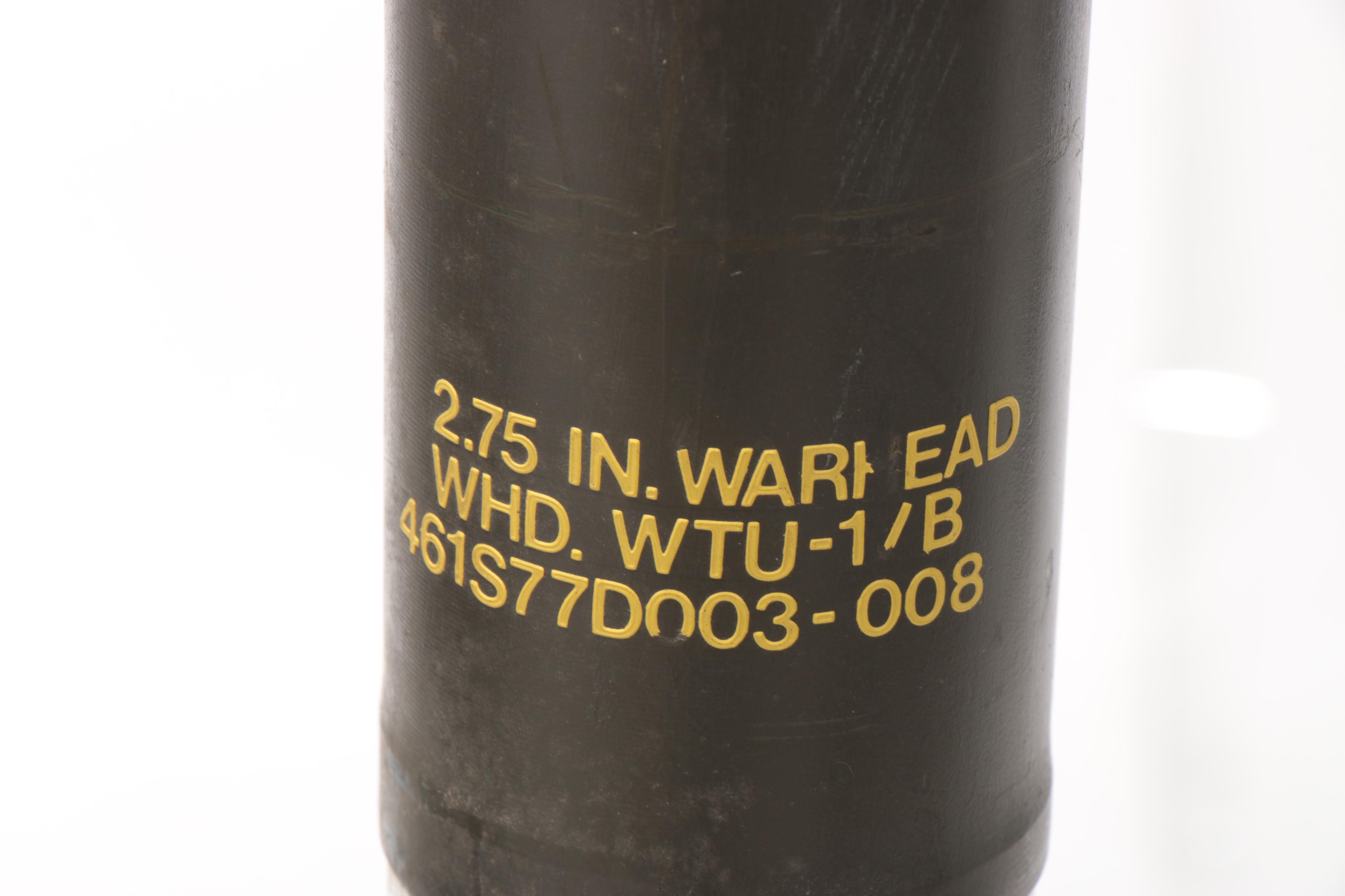 American Inert MK 40 2.75" Rocket and Replica Rocket Base