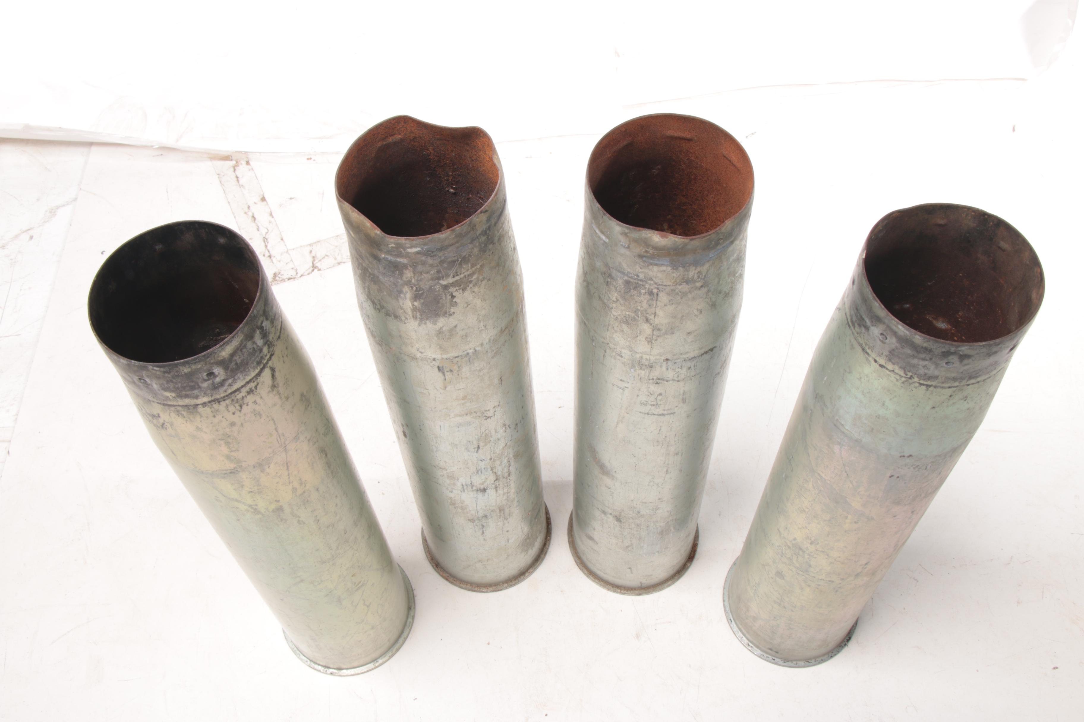 American 105mm Steel Artillery Shell Casings